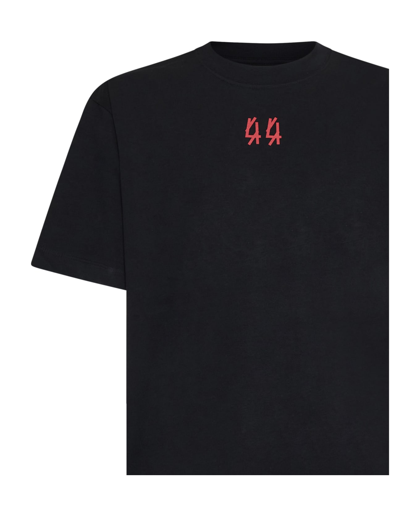 44 Label Group T-Shirt - Black+44 dopingkontrolle red