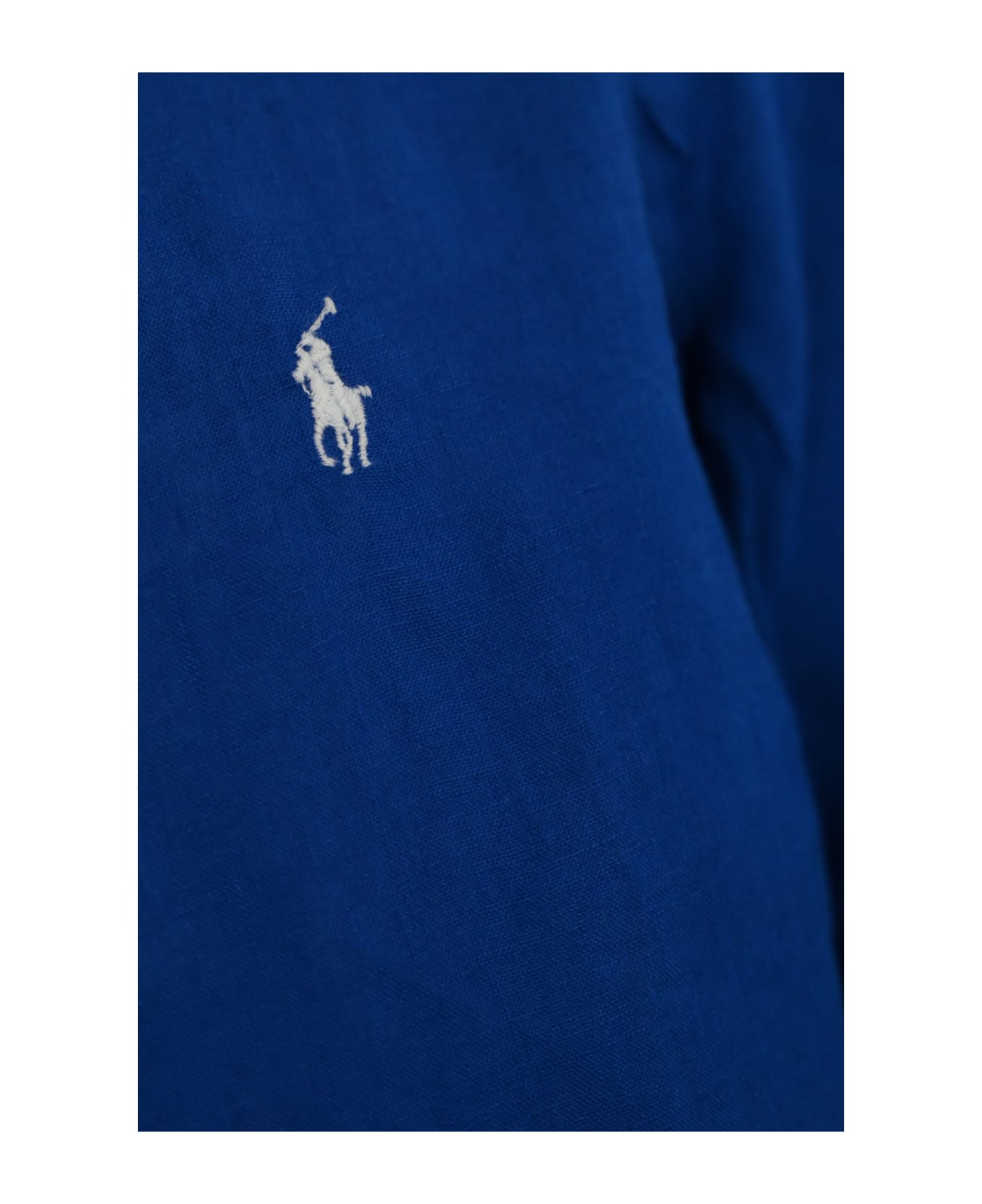 Ralph Lauren Linen Shirt With Pony Logo - HERITAGE BLUE シャツ