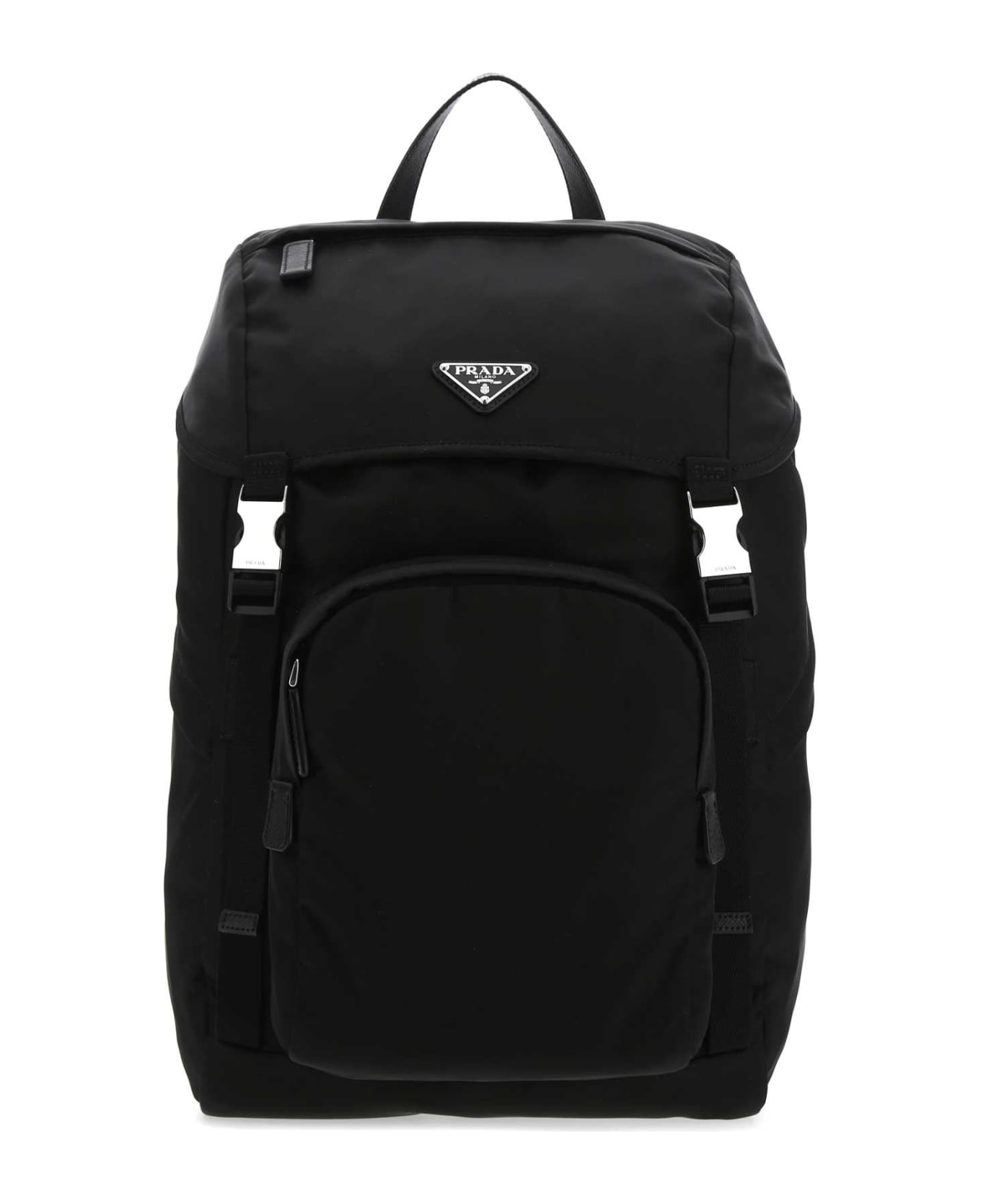 Prada Black Re-nylon Backpack - NERO
