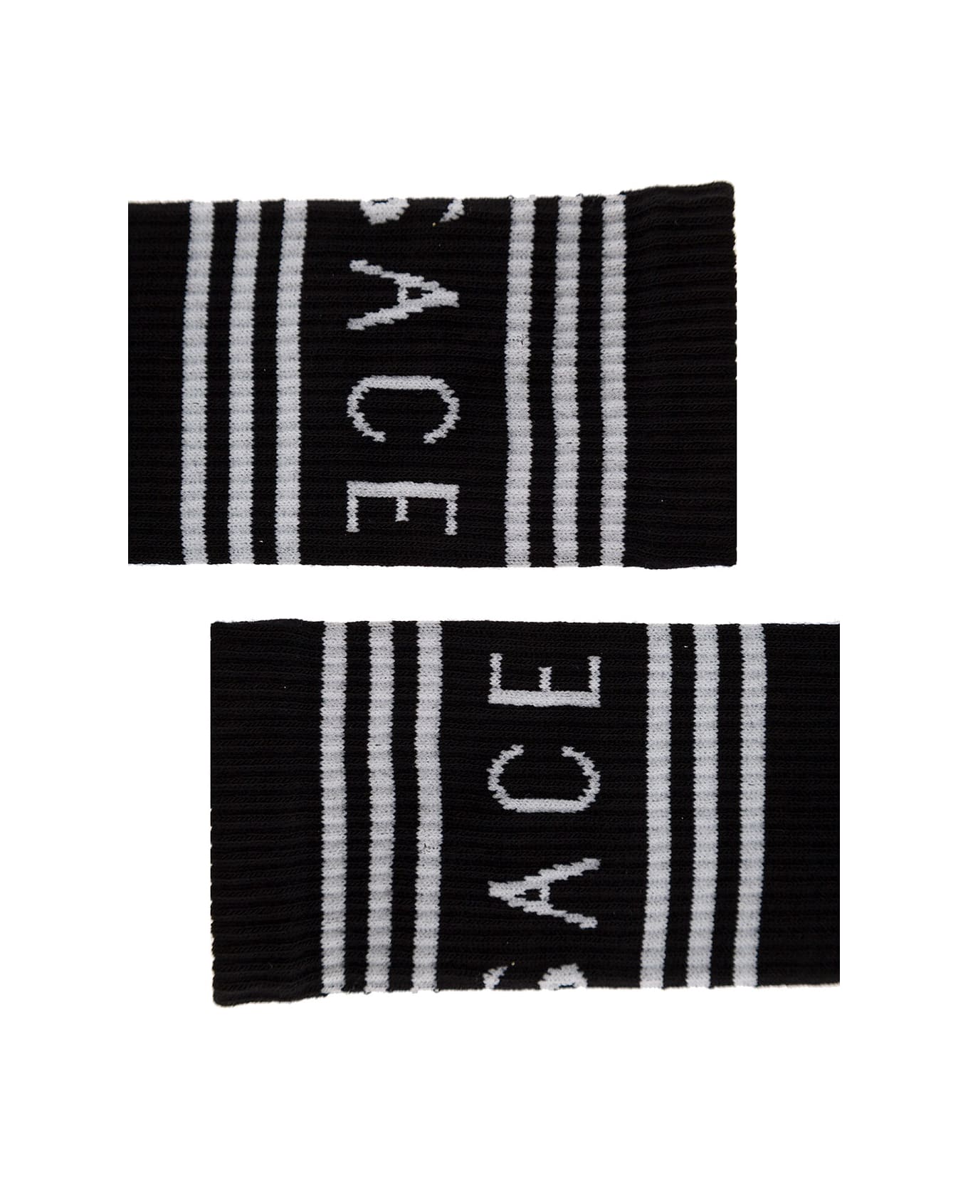 Versace Socks With Logo - Black 靴下