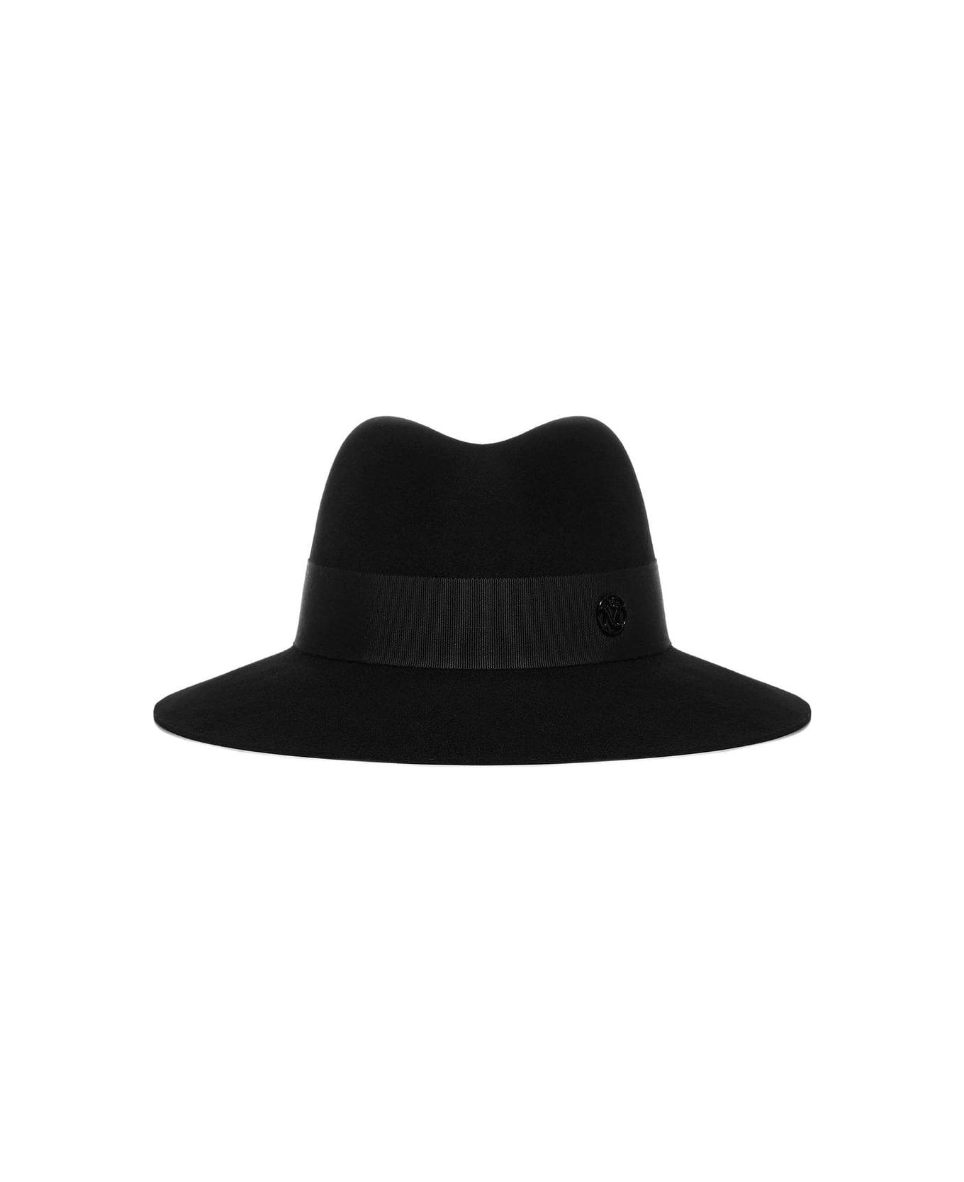 Maison Michel Kate Fedora Hat - Black 帽子