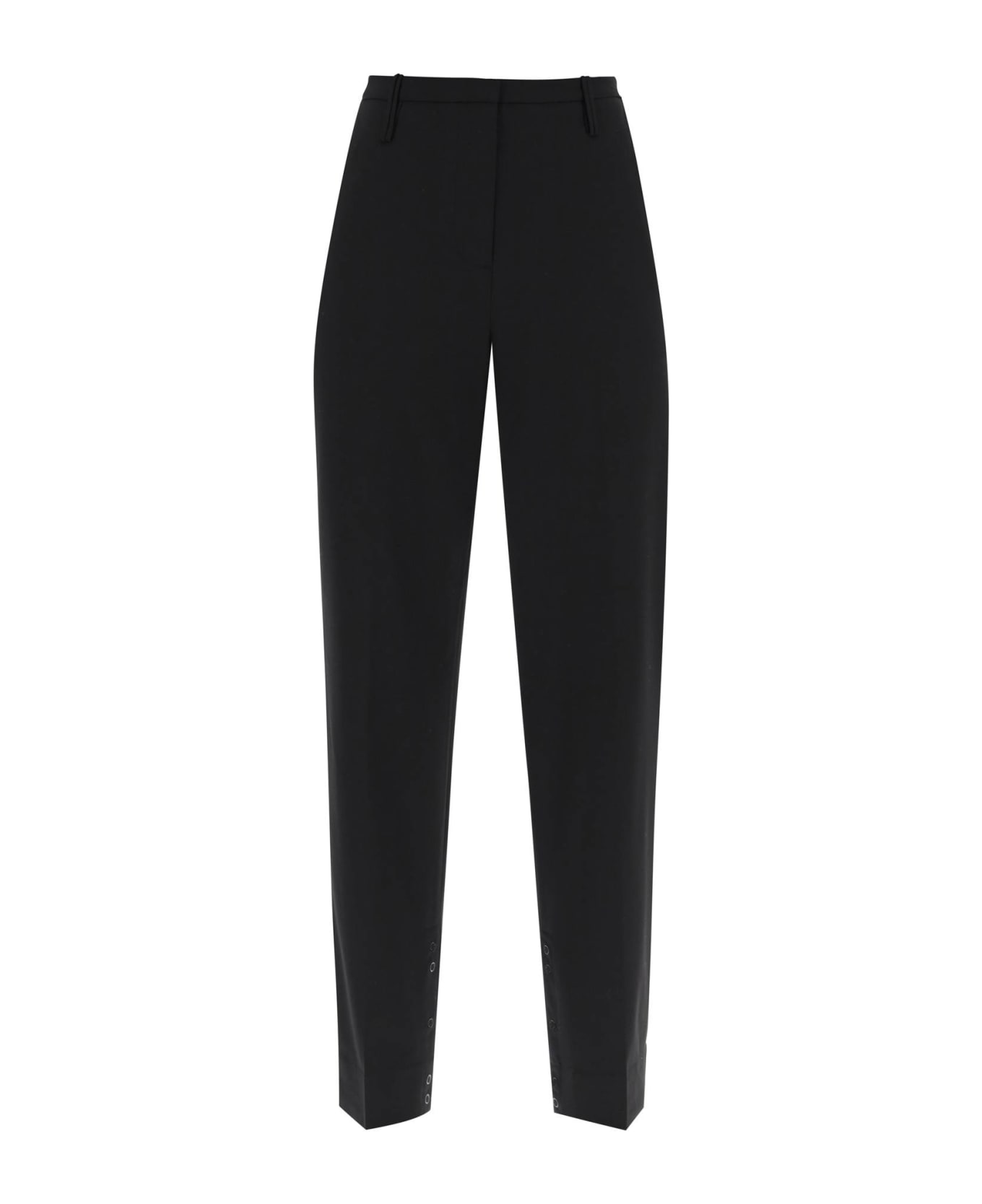 Ganni Pleated Trousers - BLACK (Black)