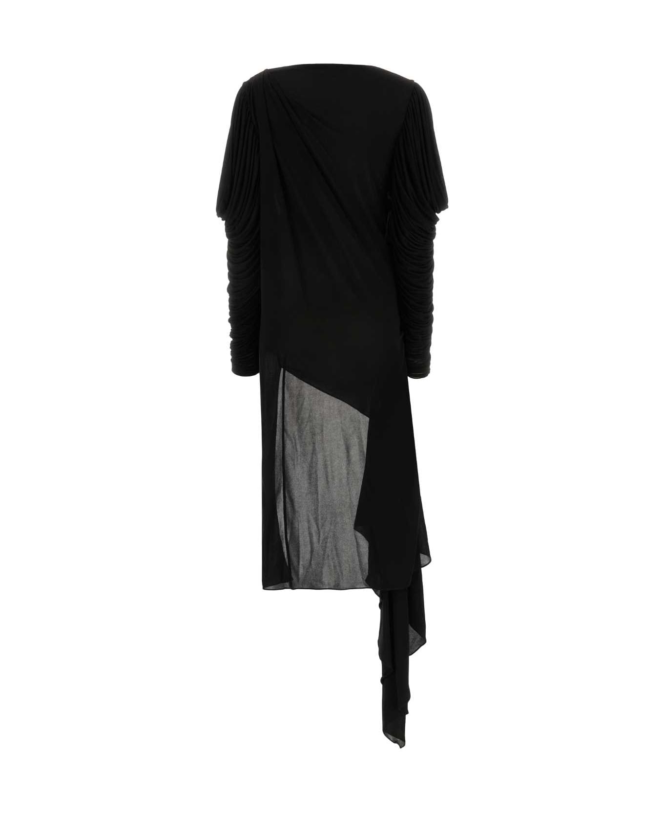 Gucci Black Crepe Dress - Black ワンピース＆ドレス