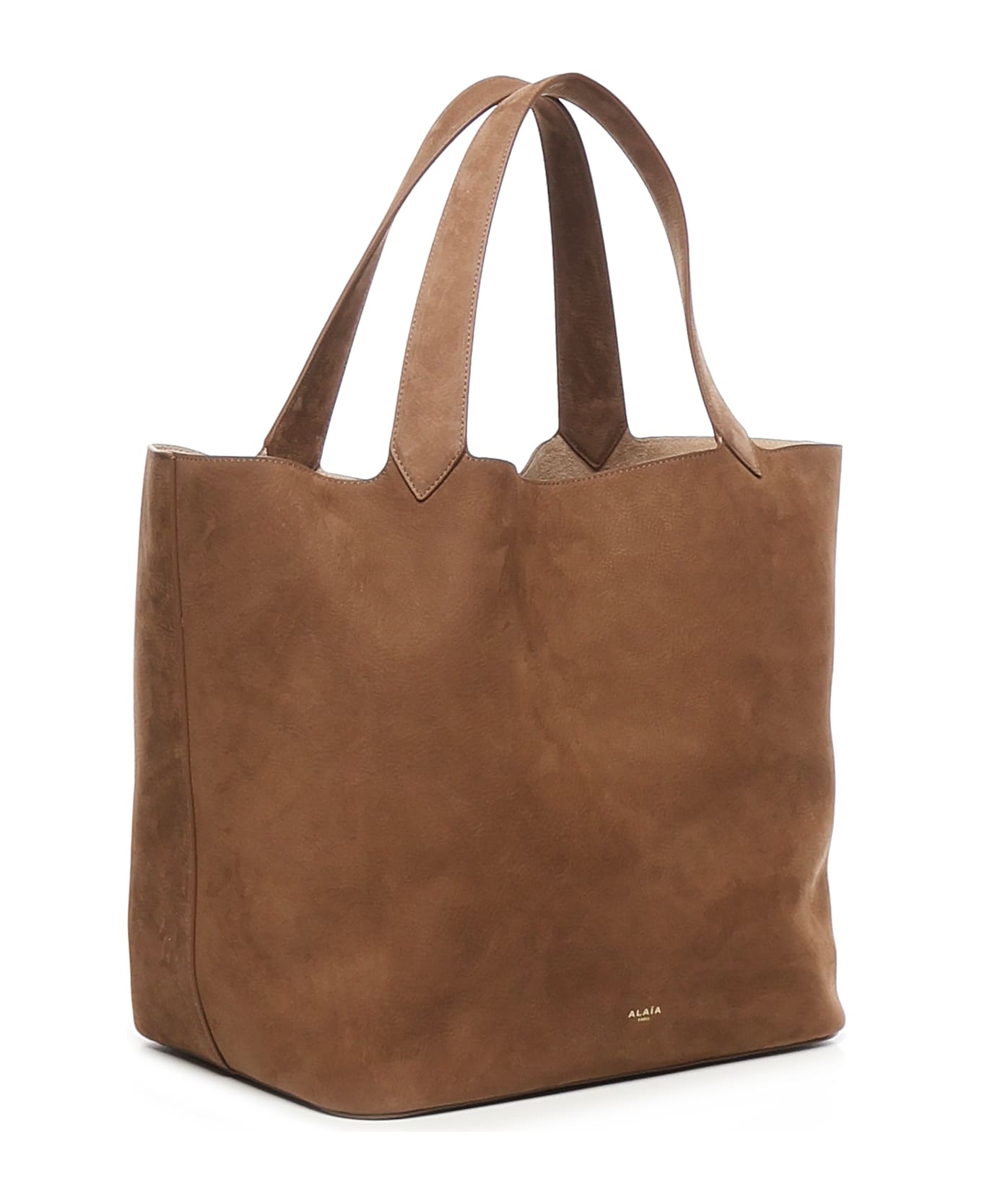 Alaia Le Cabas Nubuck Bag - Brown