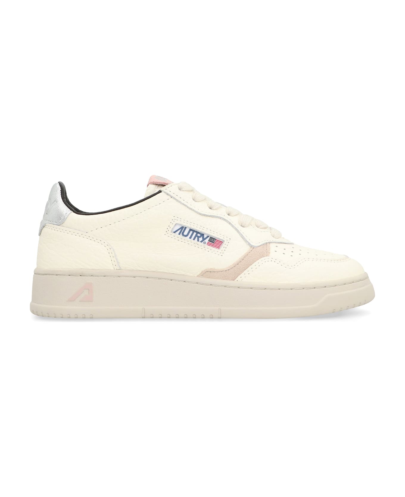 Autry Medalist Leather Low-top Sneakers - White