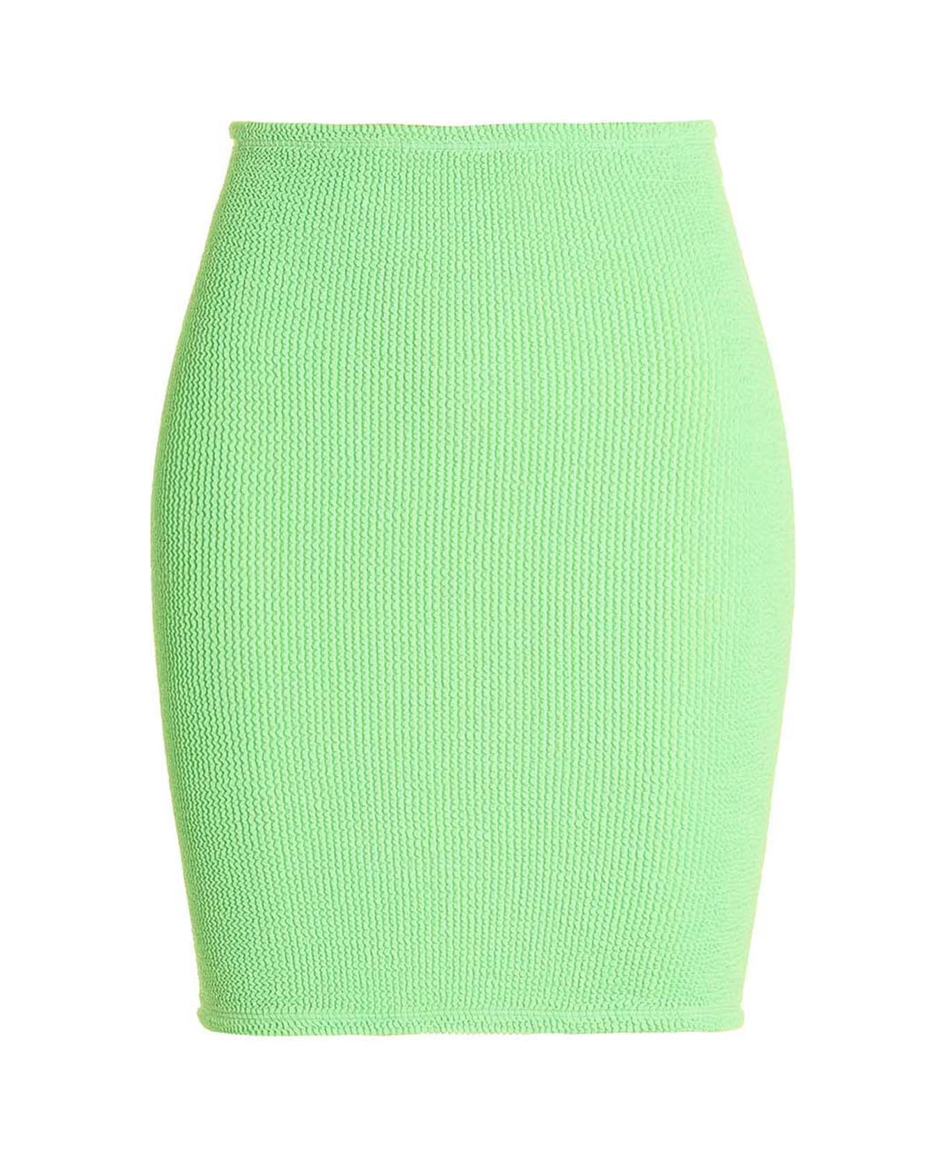 Lido Miniskirt - Lime