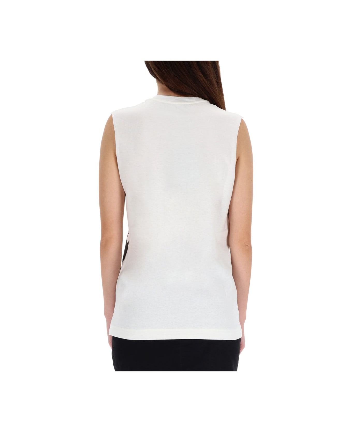 Dolce 
Gabbana Top With Print - WHITE