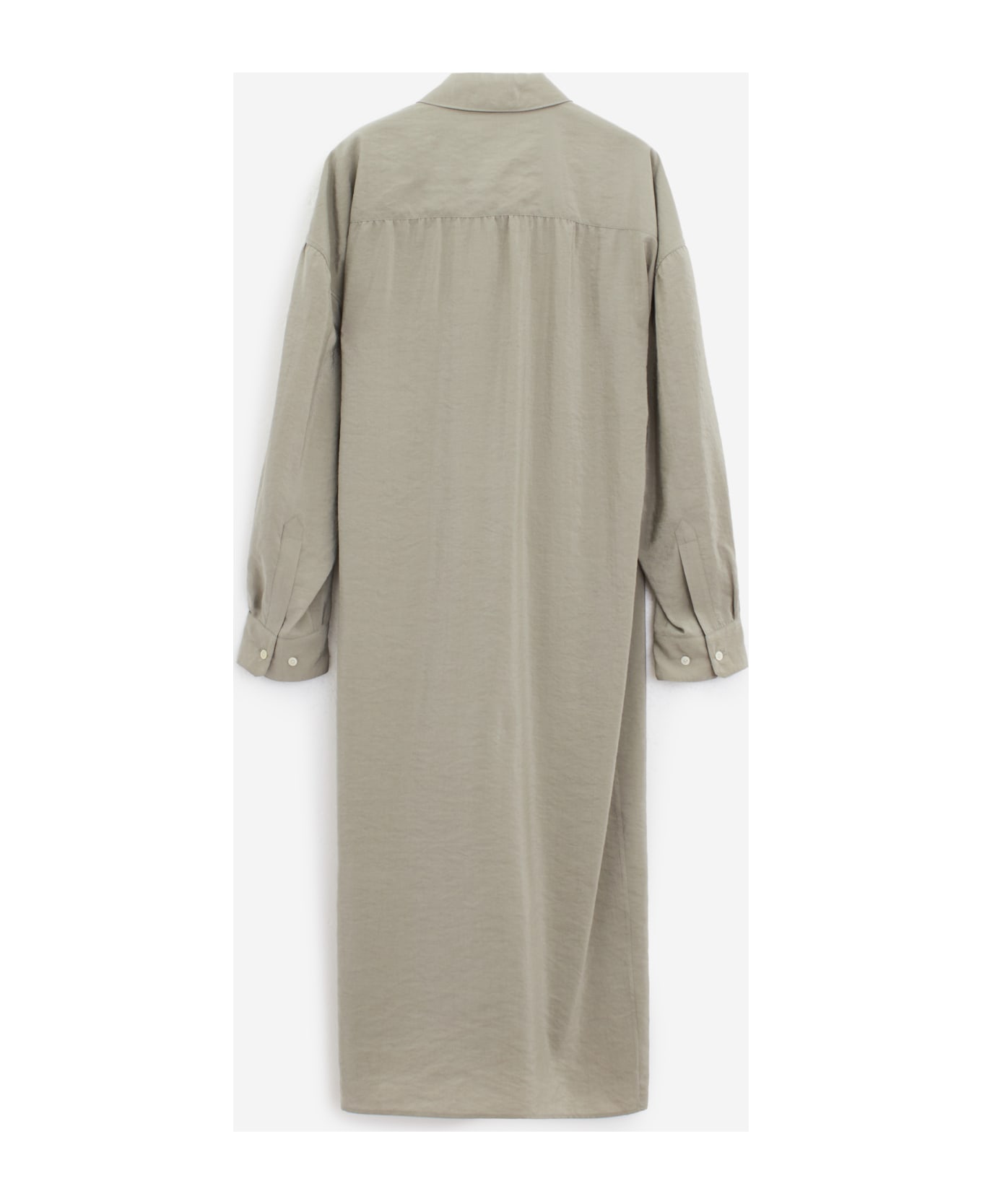 Lemaire Collard Twisted Dress - grey
