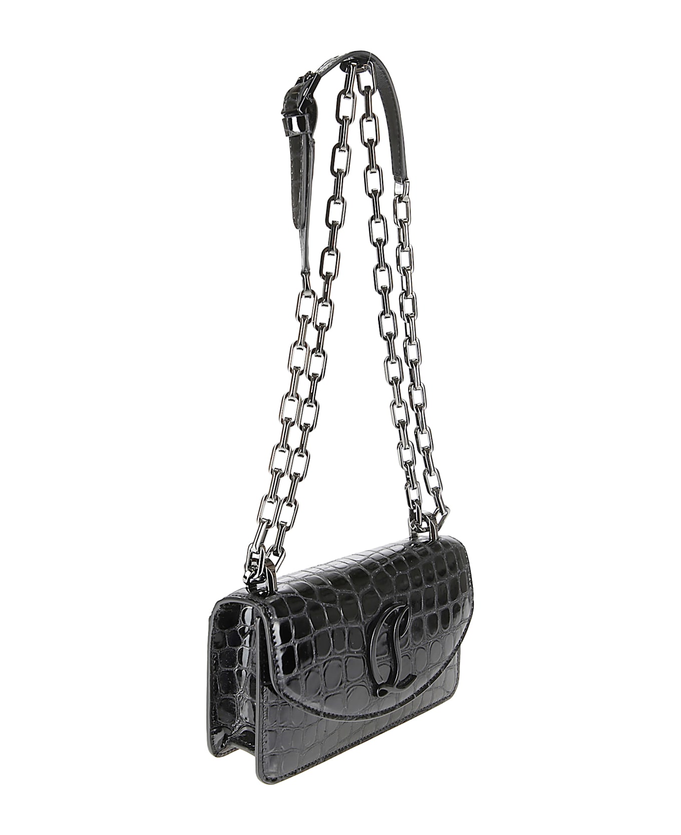 Christian Louboutin Loubi54 Chain Crossbody Small - BLACK