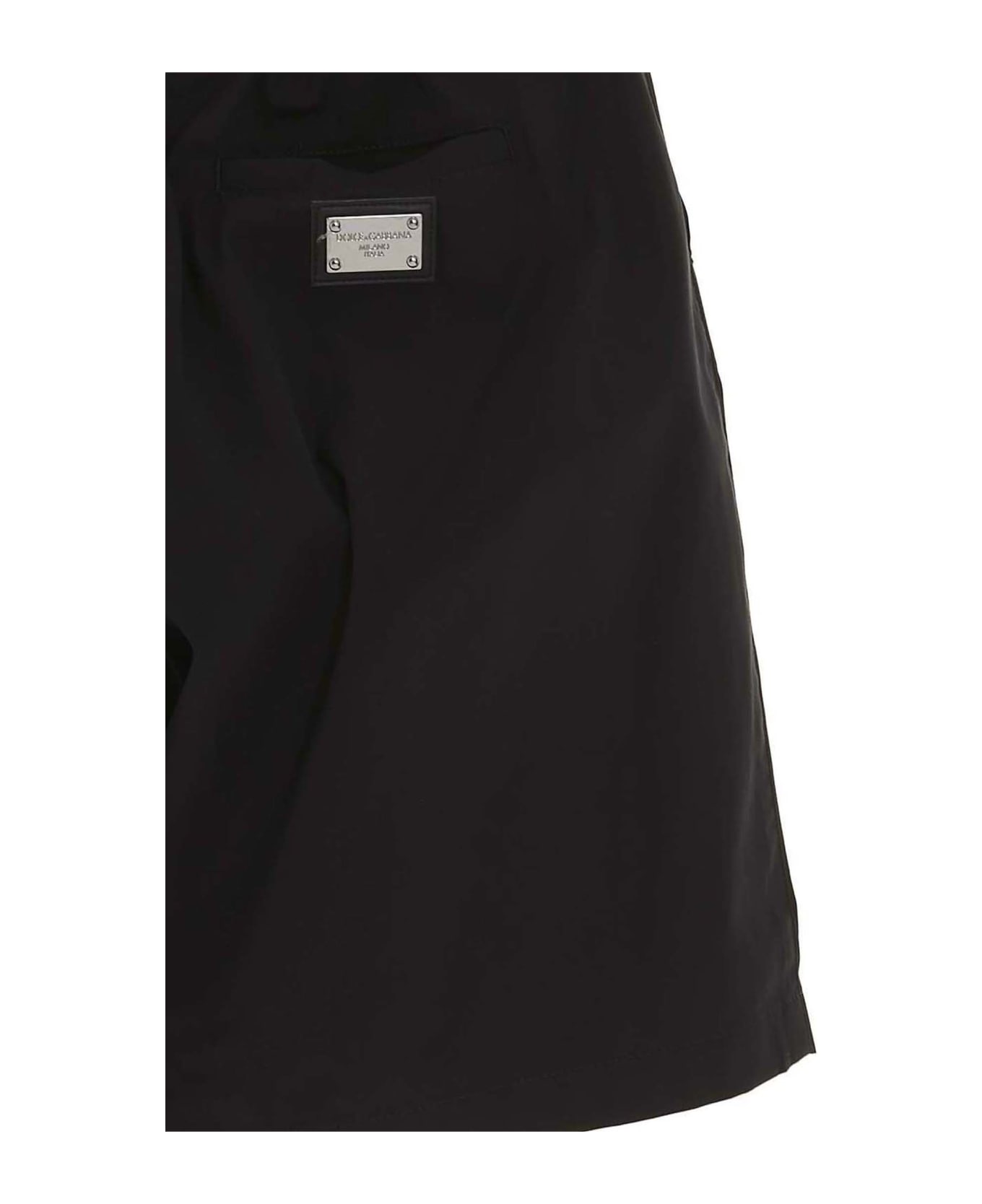 Dolce & Gabbana Tech Bermuda Shorts - Black  