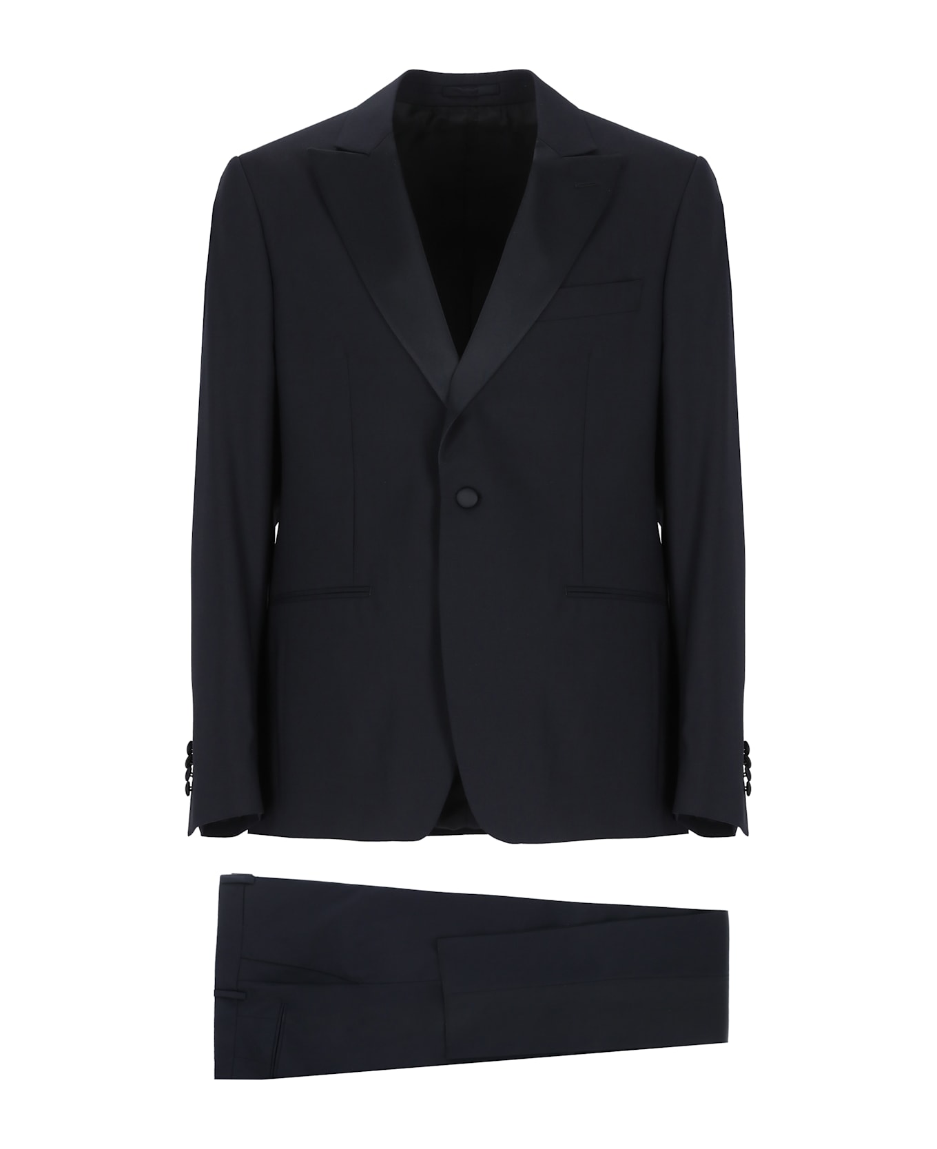 Lardini Virgin Wool Suit - Blue