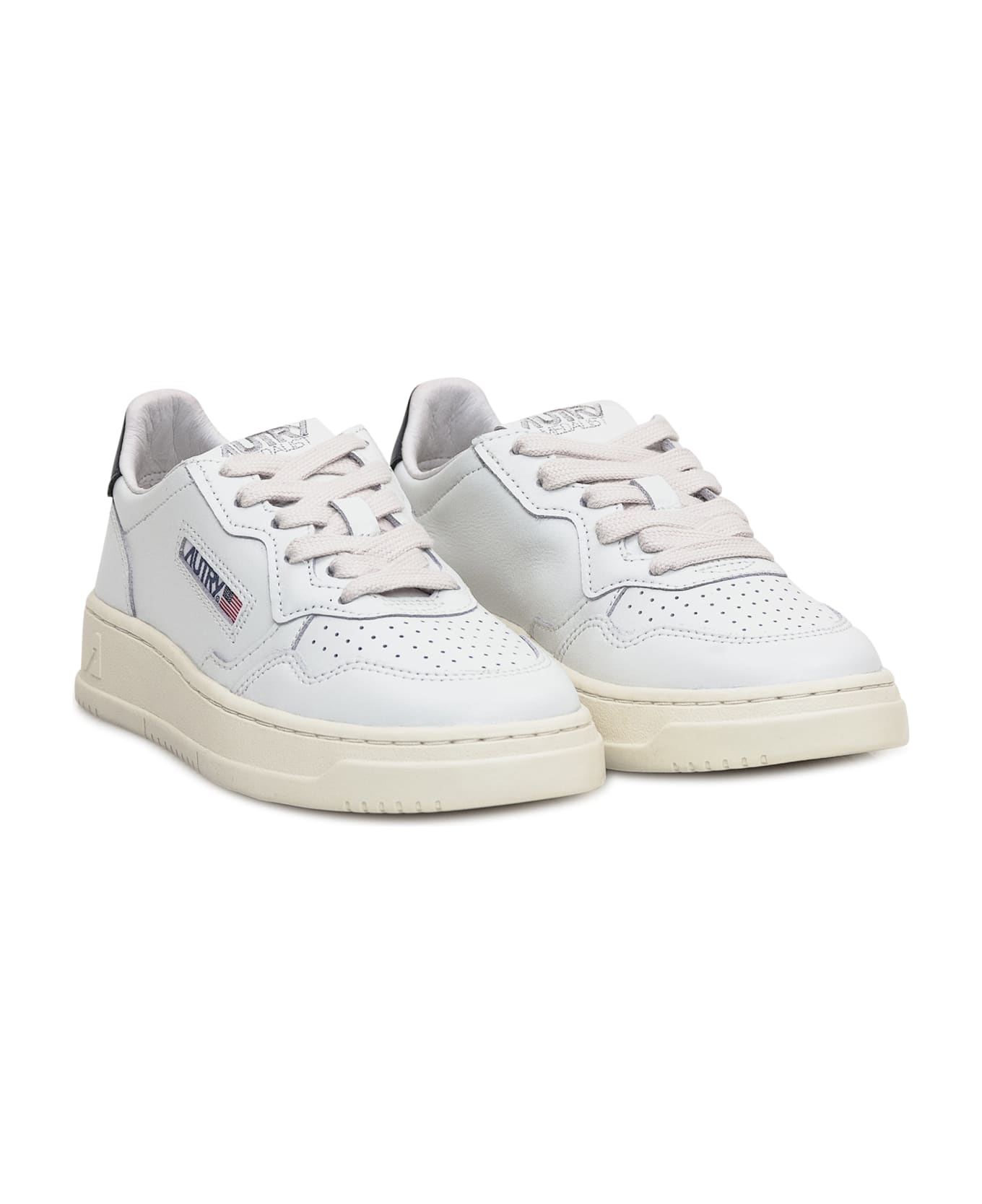 Autry Medalist Low Sneaker - WHT/SP BLUE