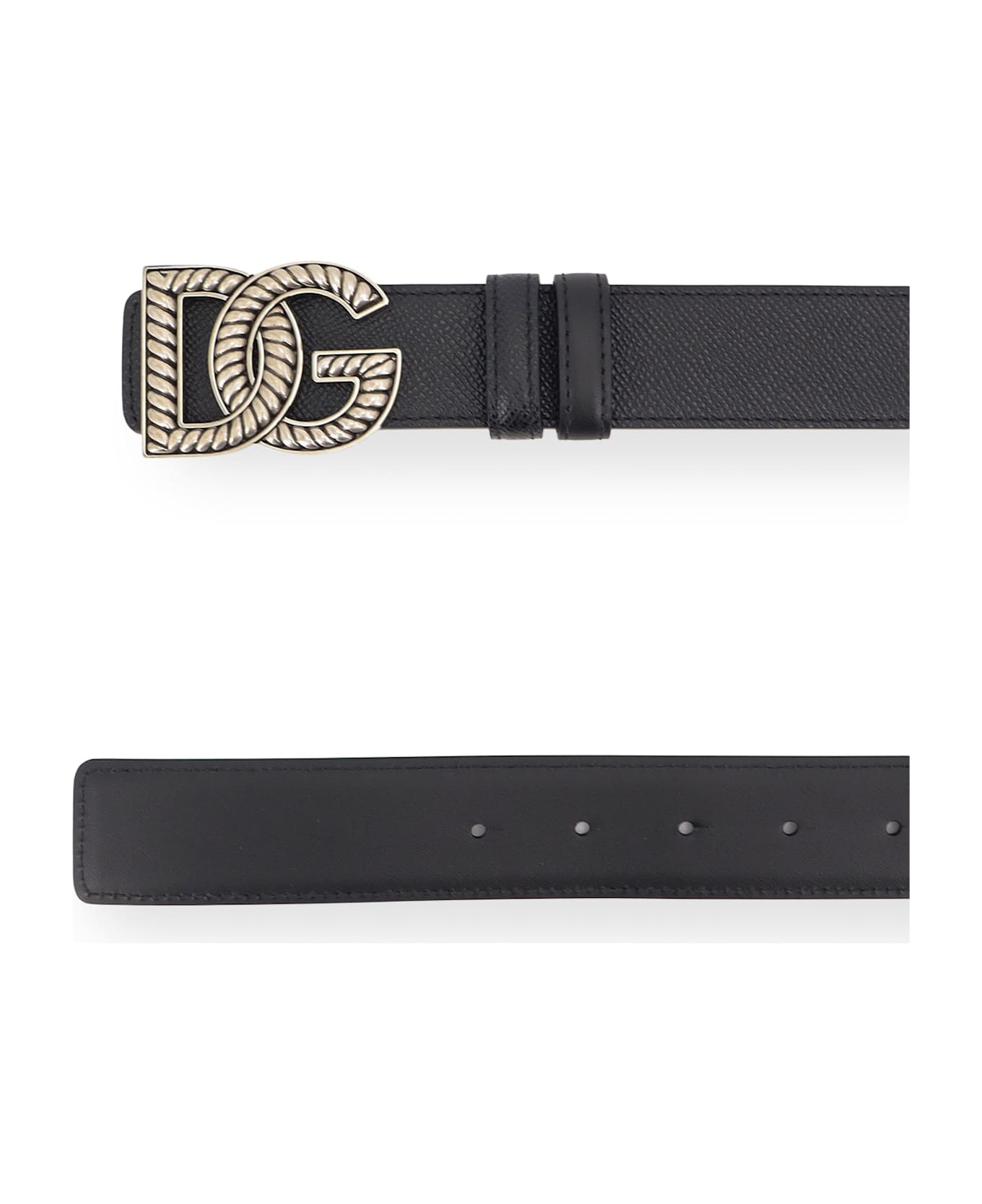 Dolce 
Gabbana Leather Belt - Black
