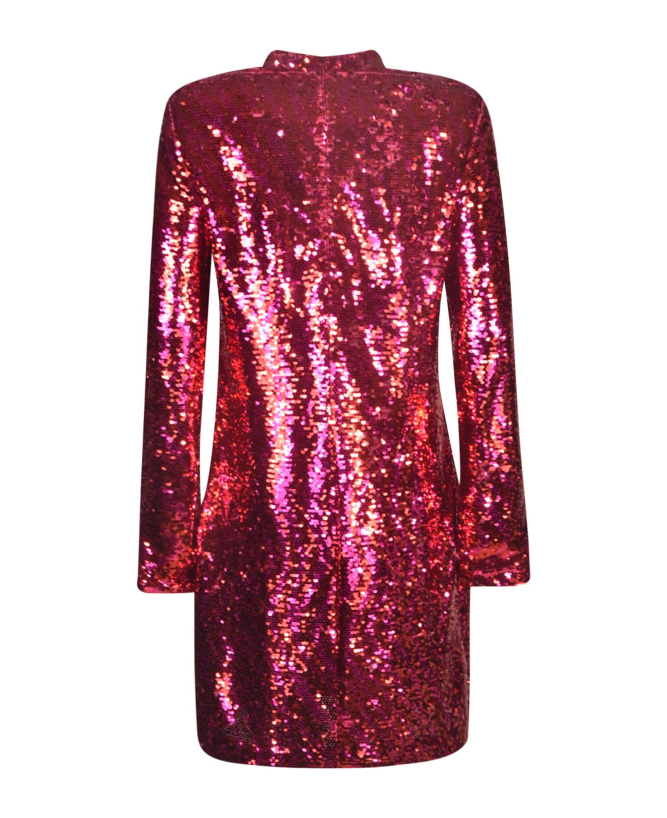 Chiara Ferragni Sequin-coated Dress - Pink/Red