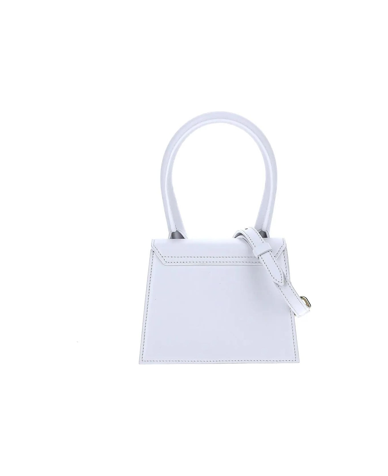 Jacquemus Le Chiquito Moyen Leather Bag - White