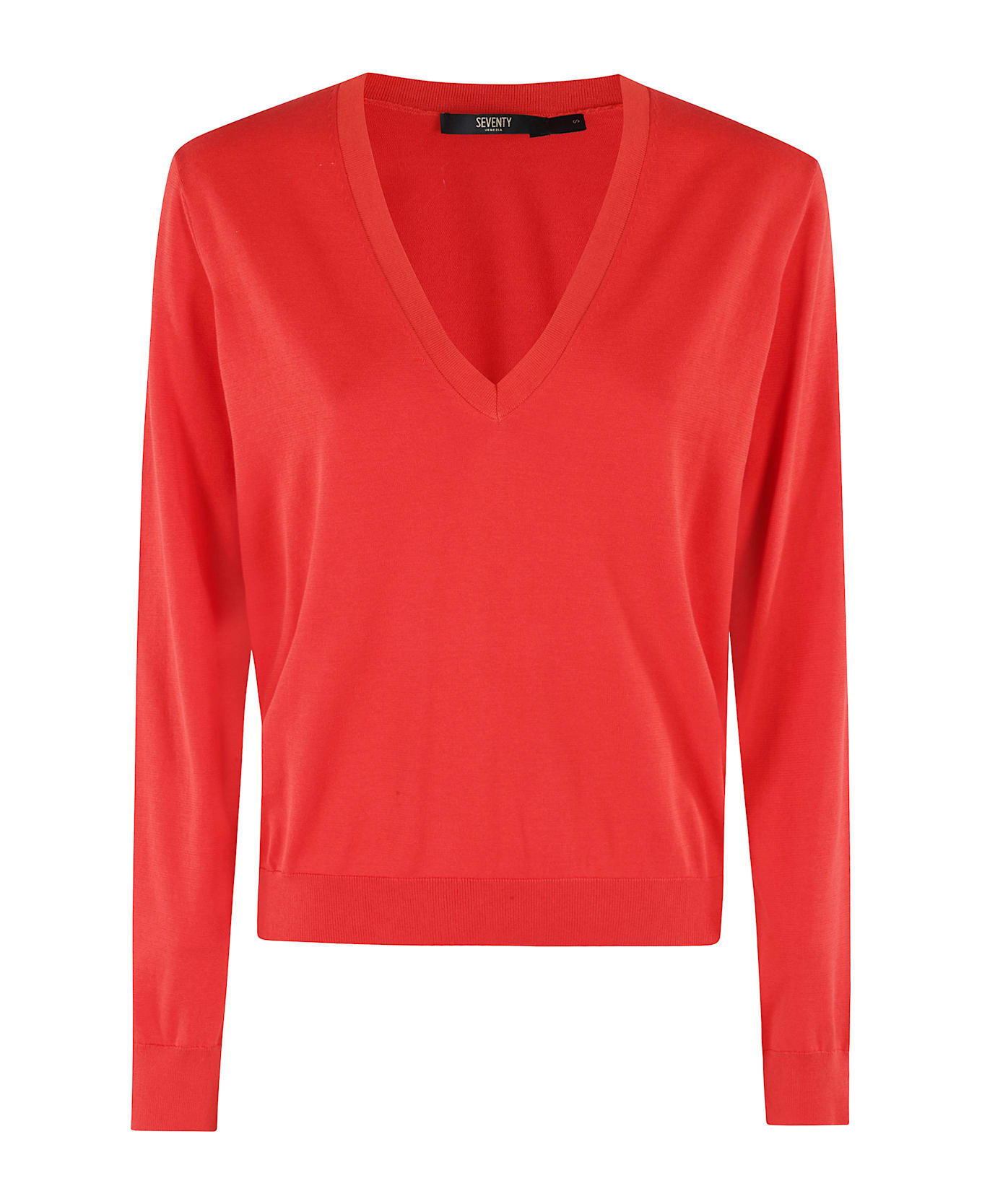 Seventy Scollo V Basico - Rosso
