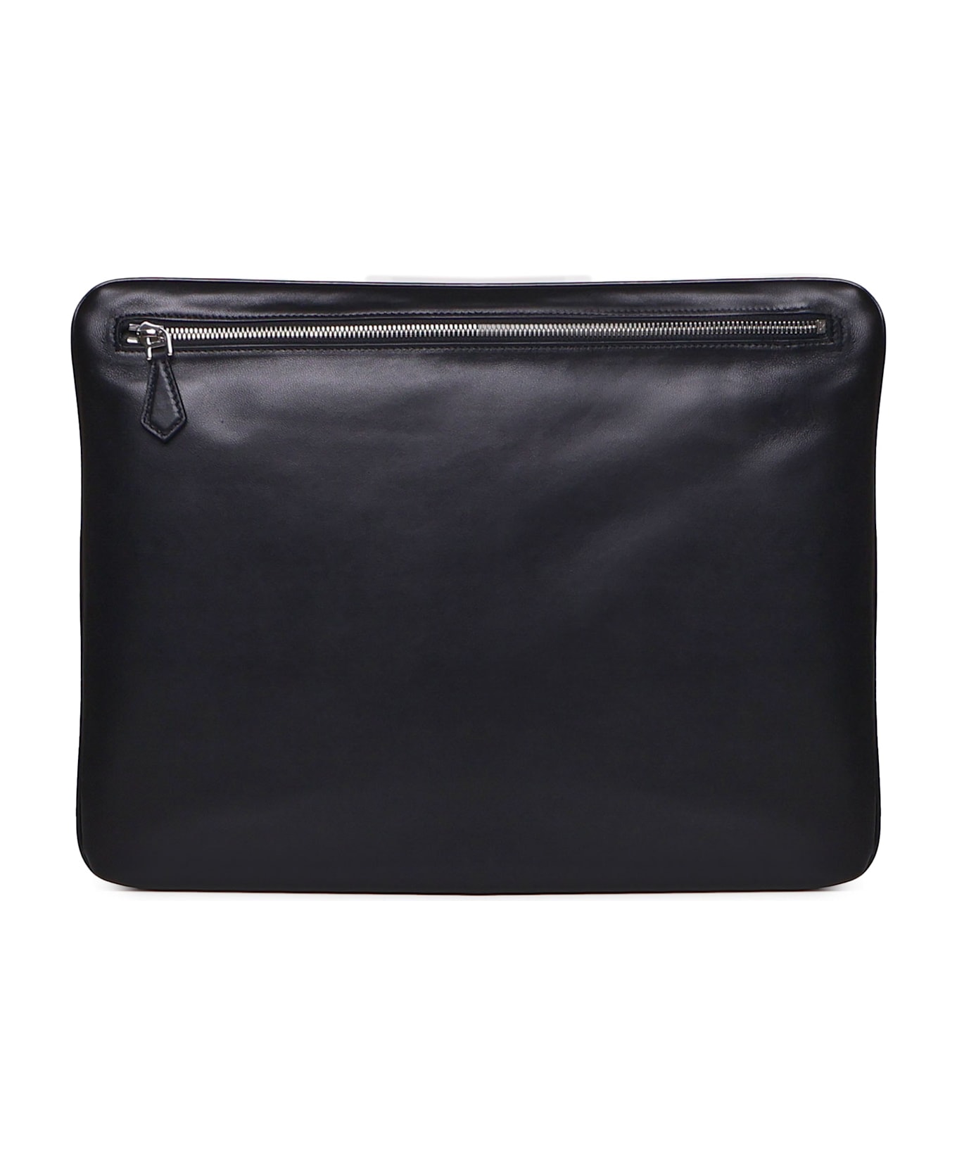 Dolce & Gabbana Logo Printed Clutch Bag - Black