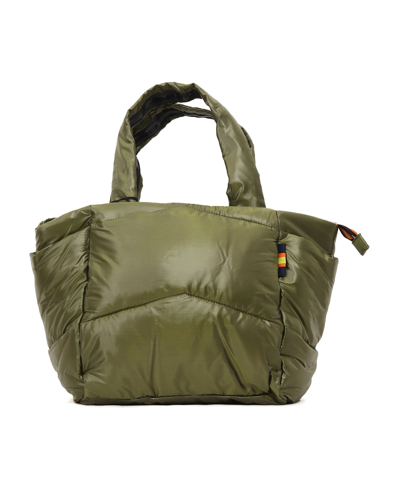 K-Way Nin Crystal Chintz Tote Bag - GREEN