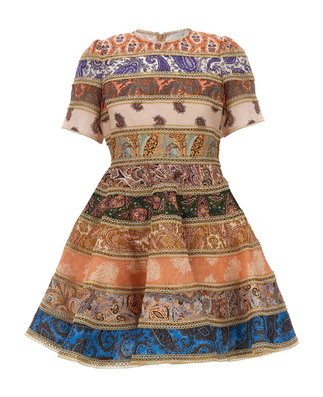 Zimmermann 'devi' Dress - Multicolor