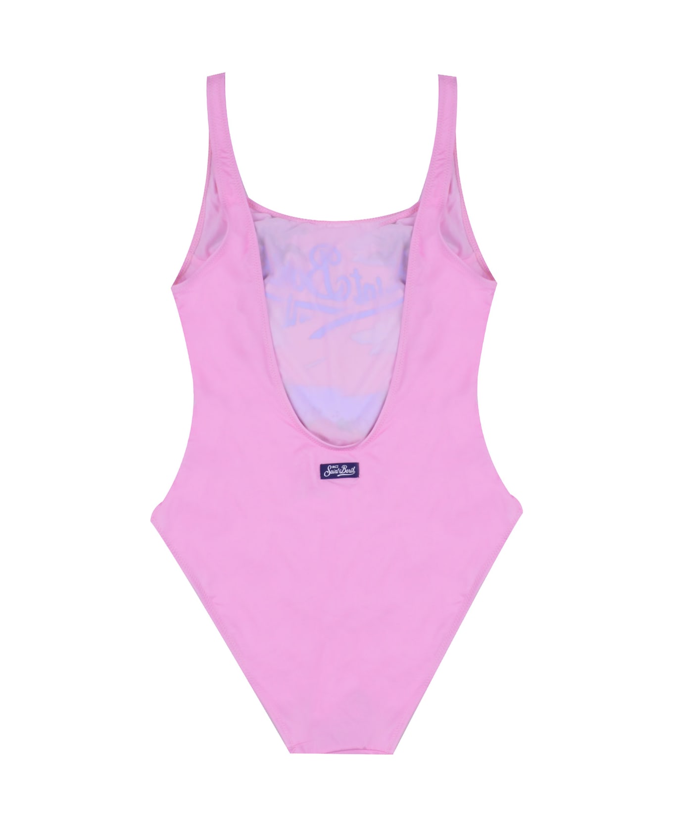 MC2 Saint Barth One Piece Swimsuit With Floreal Print - Rose