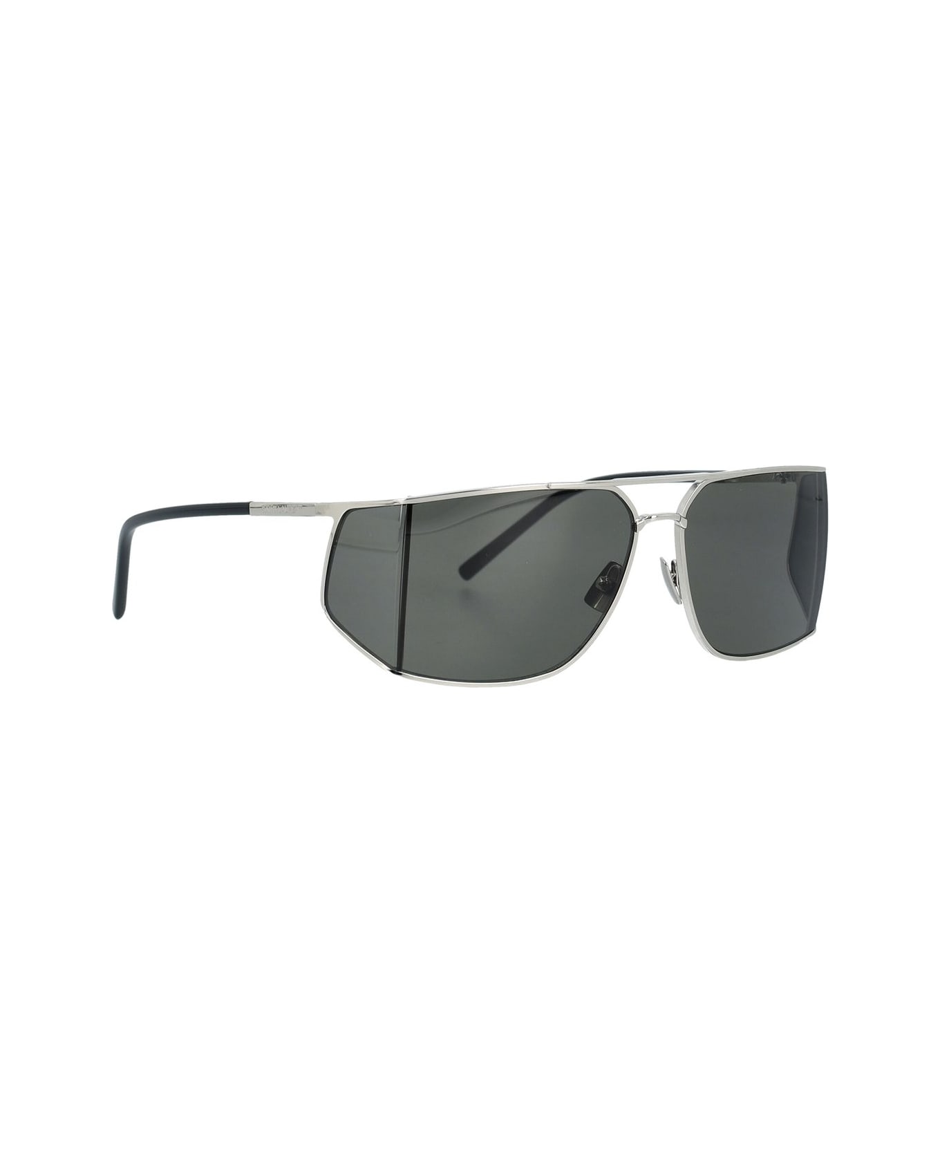 Saint Laurent Sl 750 Aviator Sunglasses - Acciaio