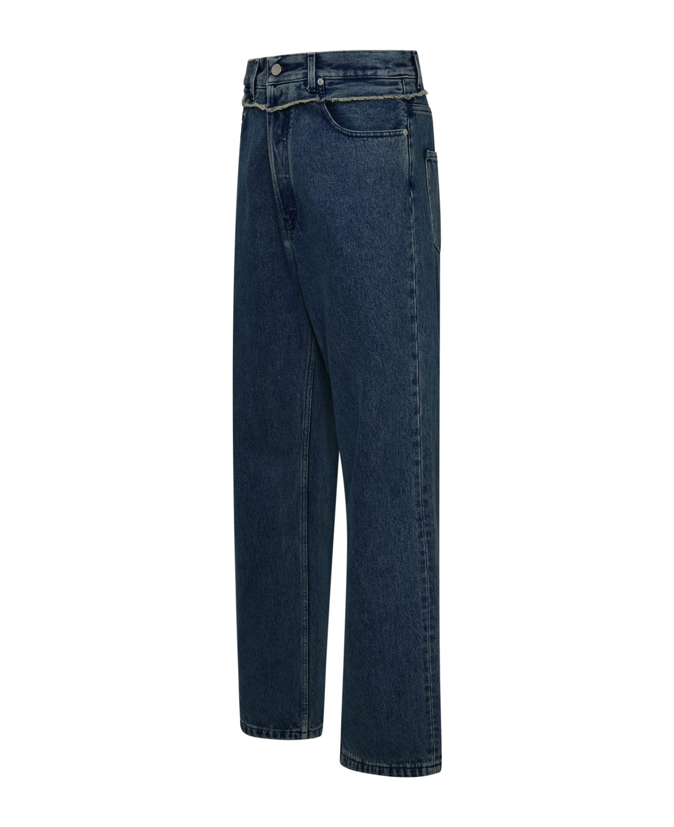 AMBUSH Blue Cotton Jeans - Blue デニム
