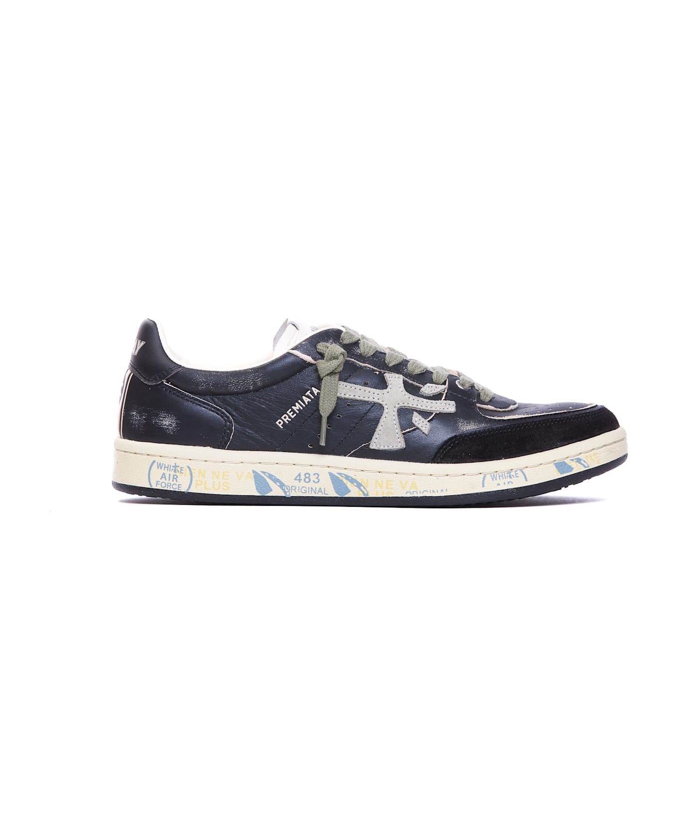 Premiata Bsktclay 6909 Sneakers - Black