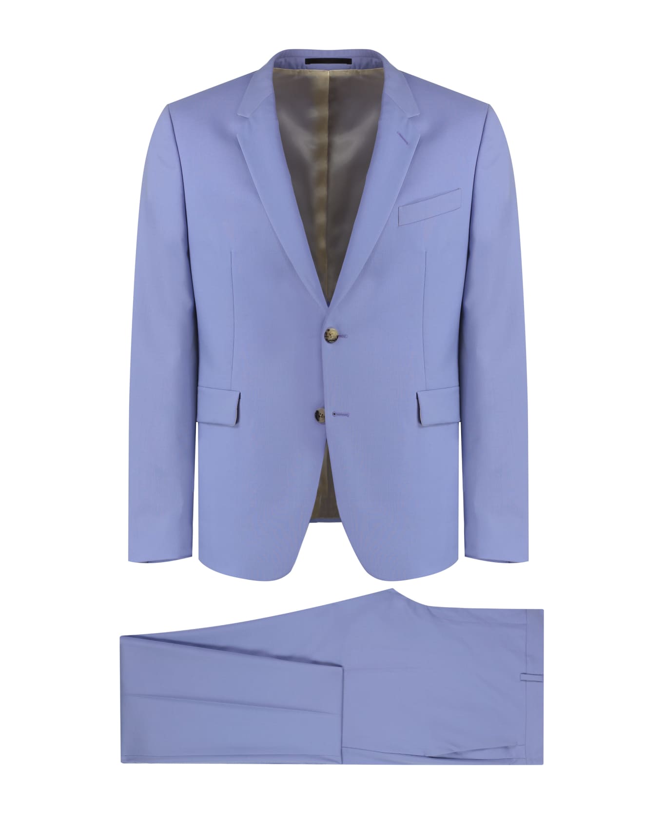 Paul Smith Wool And Mohair Two Piece Suit - Lilac