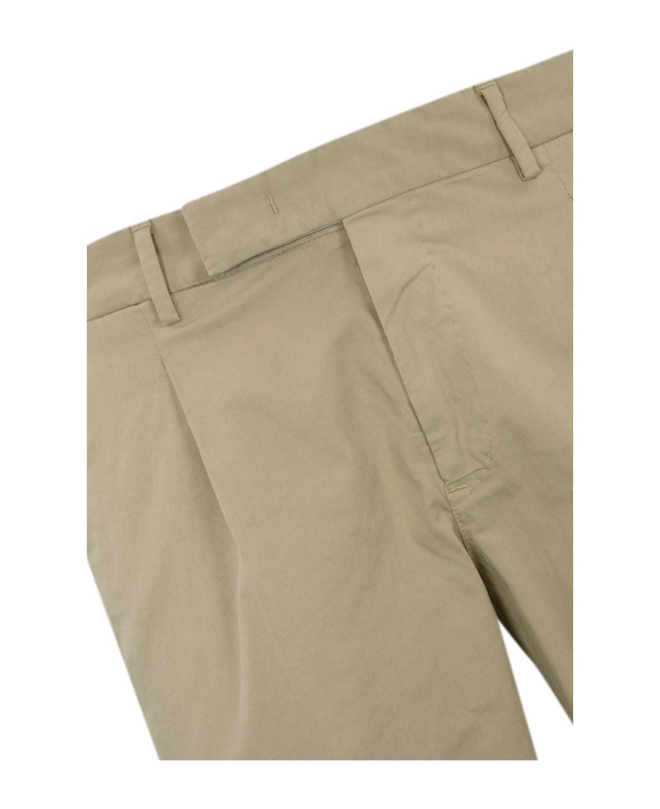 PT Torino Rebel 1p Gabardine Trousers - Beige freddo