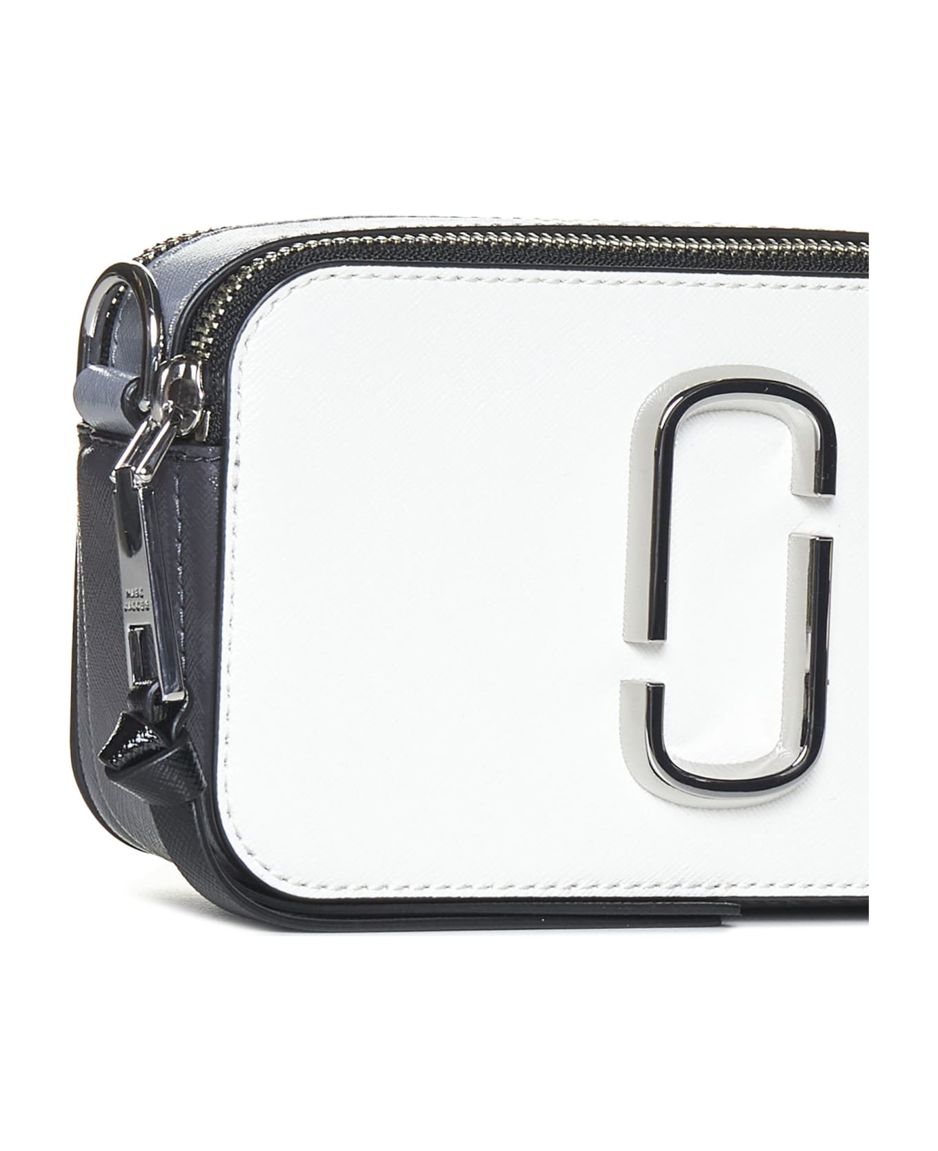 Marc Jacobs Multicolor Leather Snapshot Crossbody Bag - White