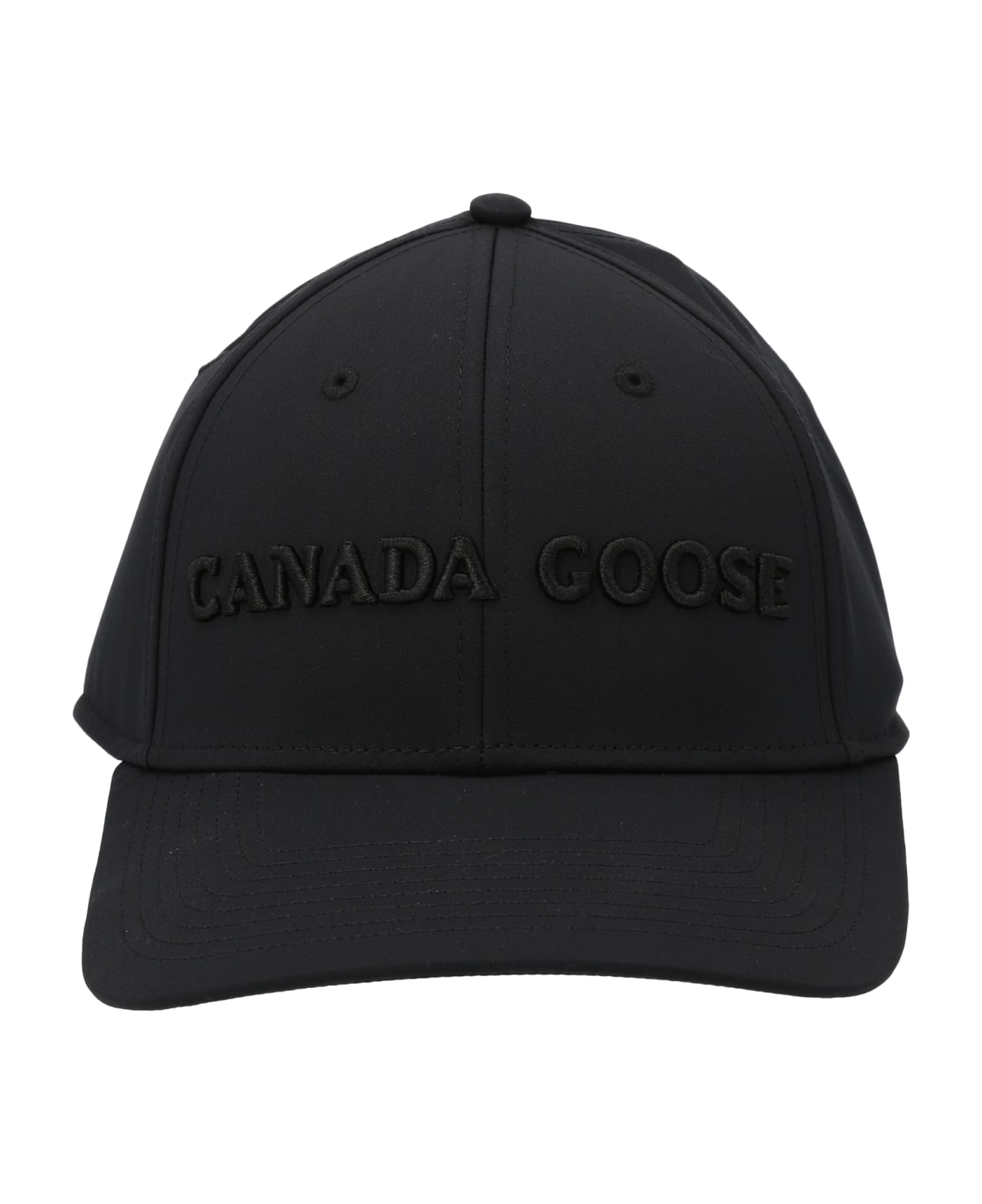 Canada Goose Logo Embroidery Cap - Black