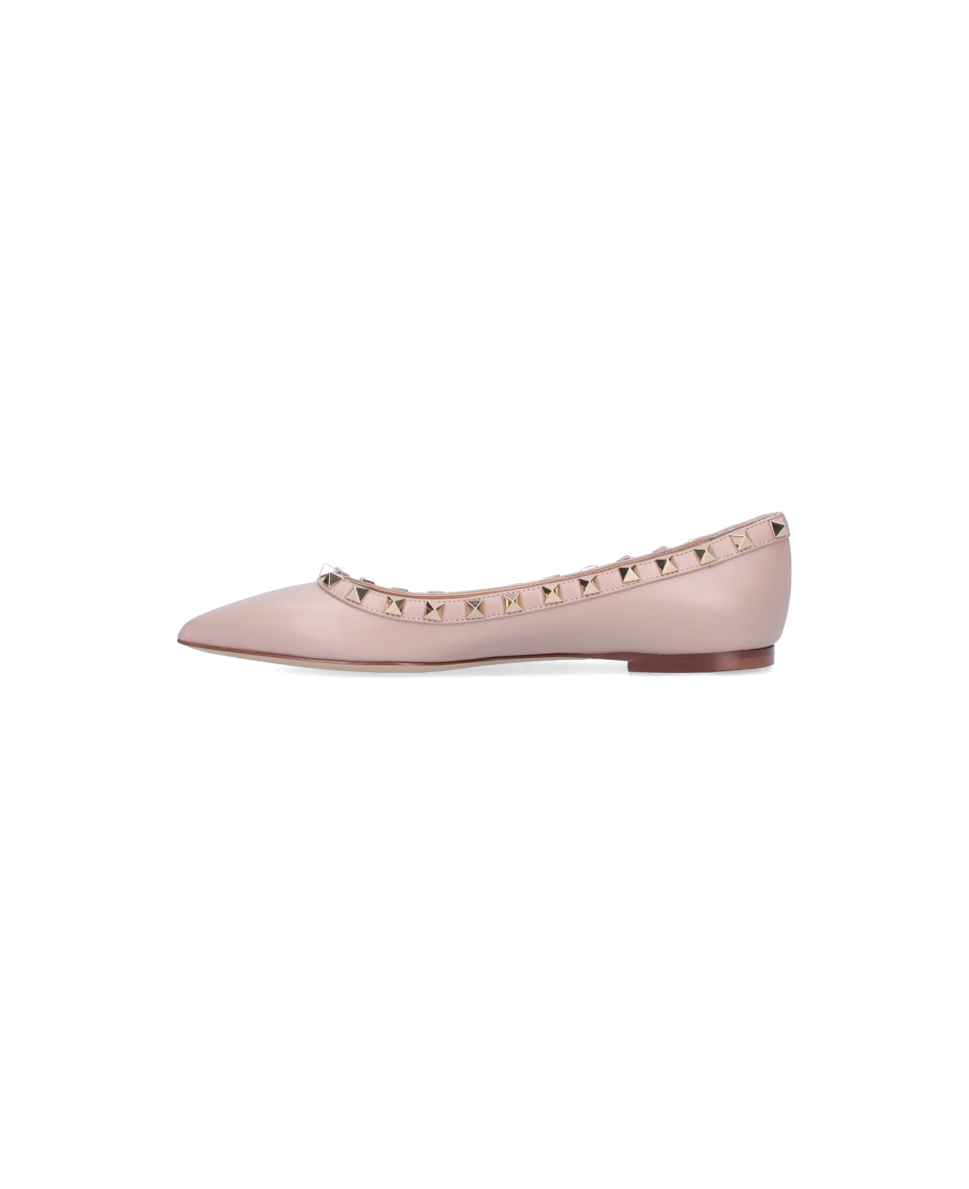 Valentino Garavani "rockstud" Ballet Flats - Pink