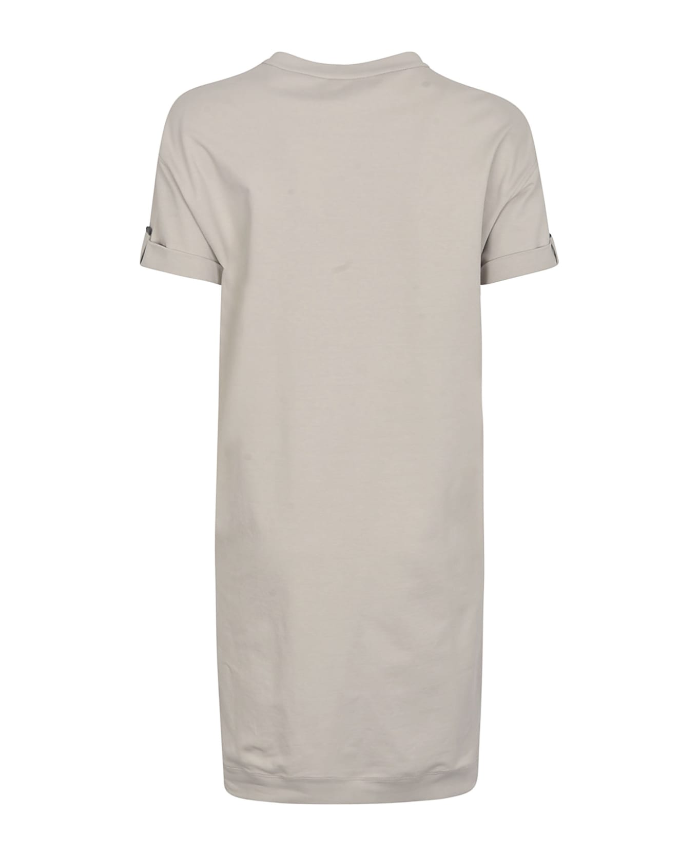 Brunello Cucinelli Plain T-shirt Dress - Quarzo