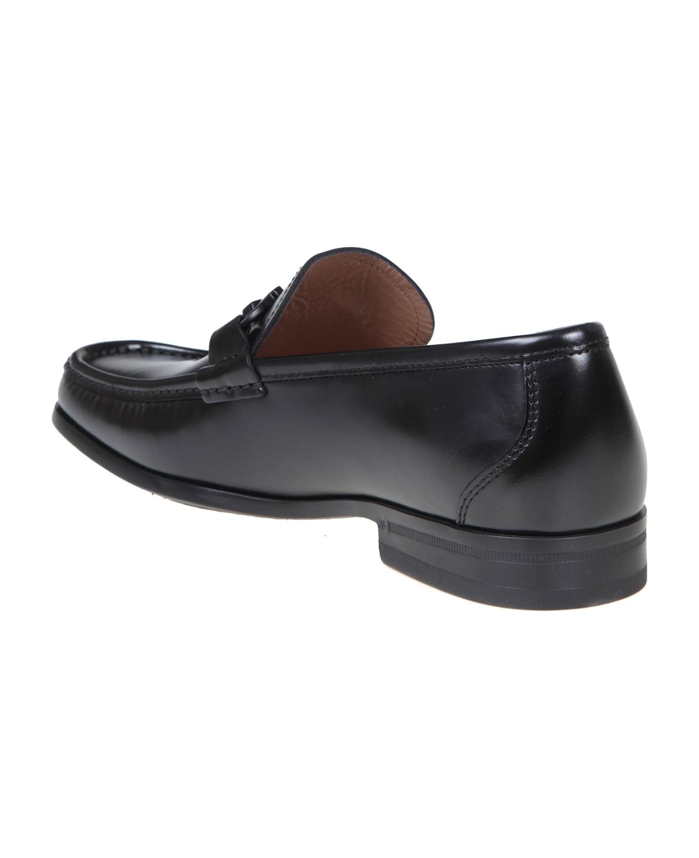 Ferragamo Salvatore  Great Loafer In Black Leather - Black