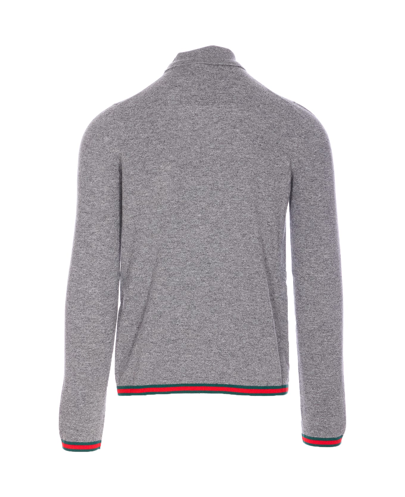 Gucci Web Detail Sweater - Grey