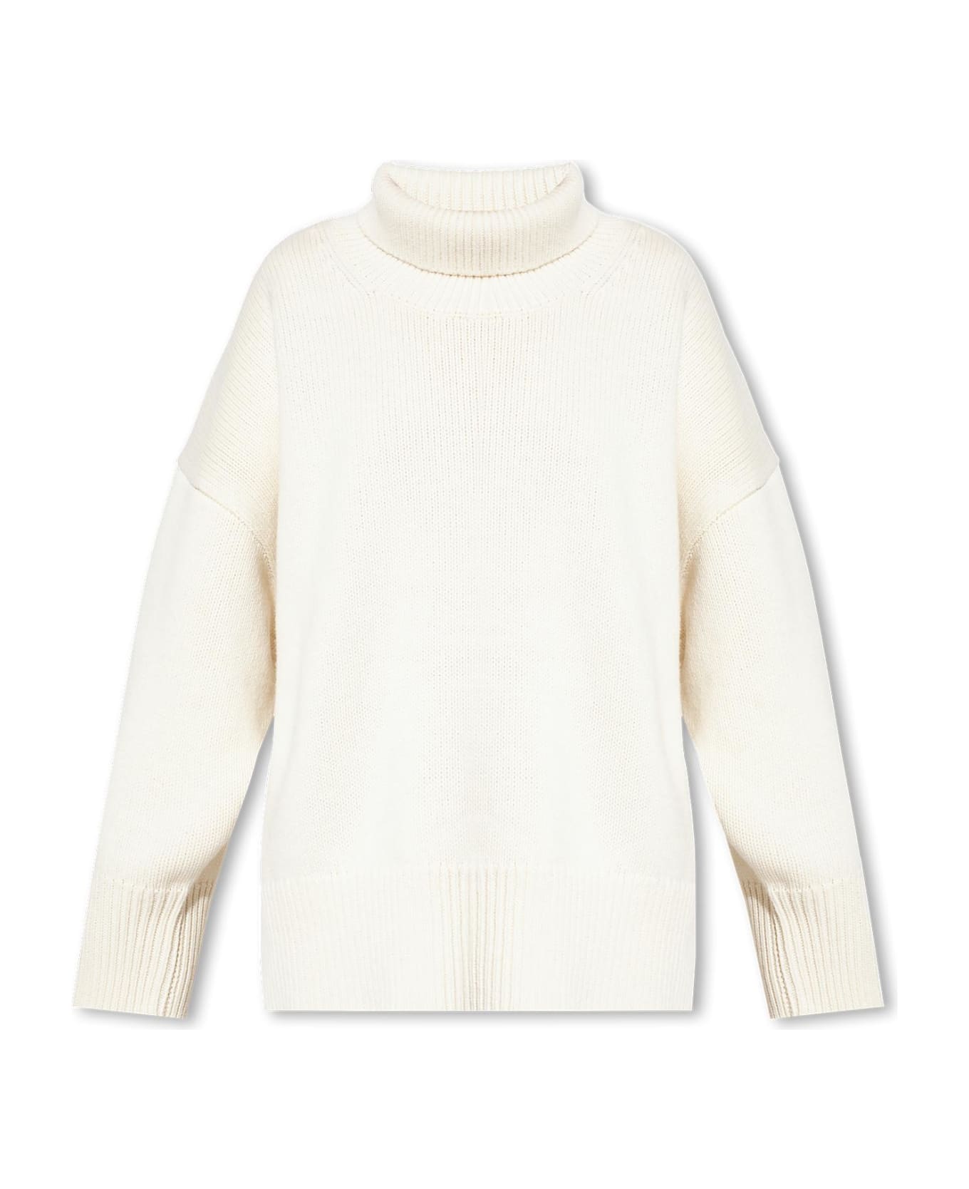 Chloé Wool Turtleneck Sweater - Beige