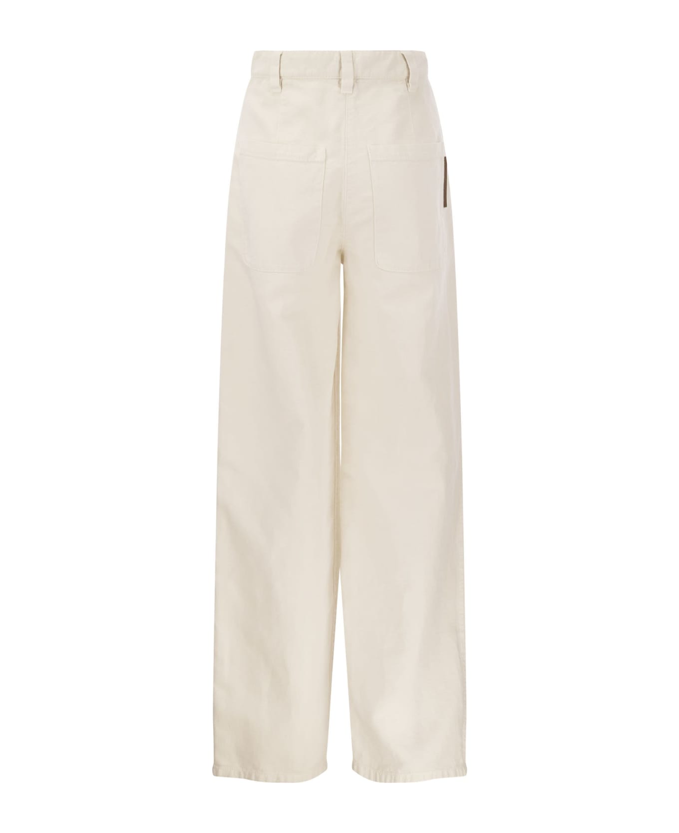 Brunello Cucinelli Relaxed Trousers - Chalk ボトムス
