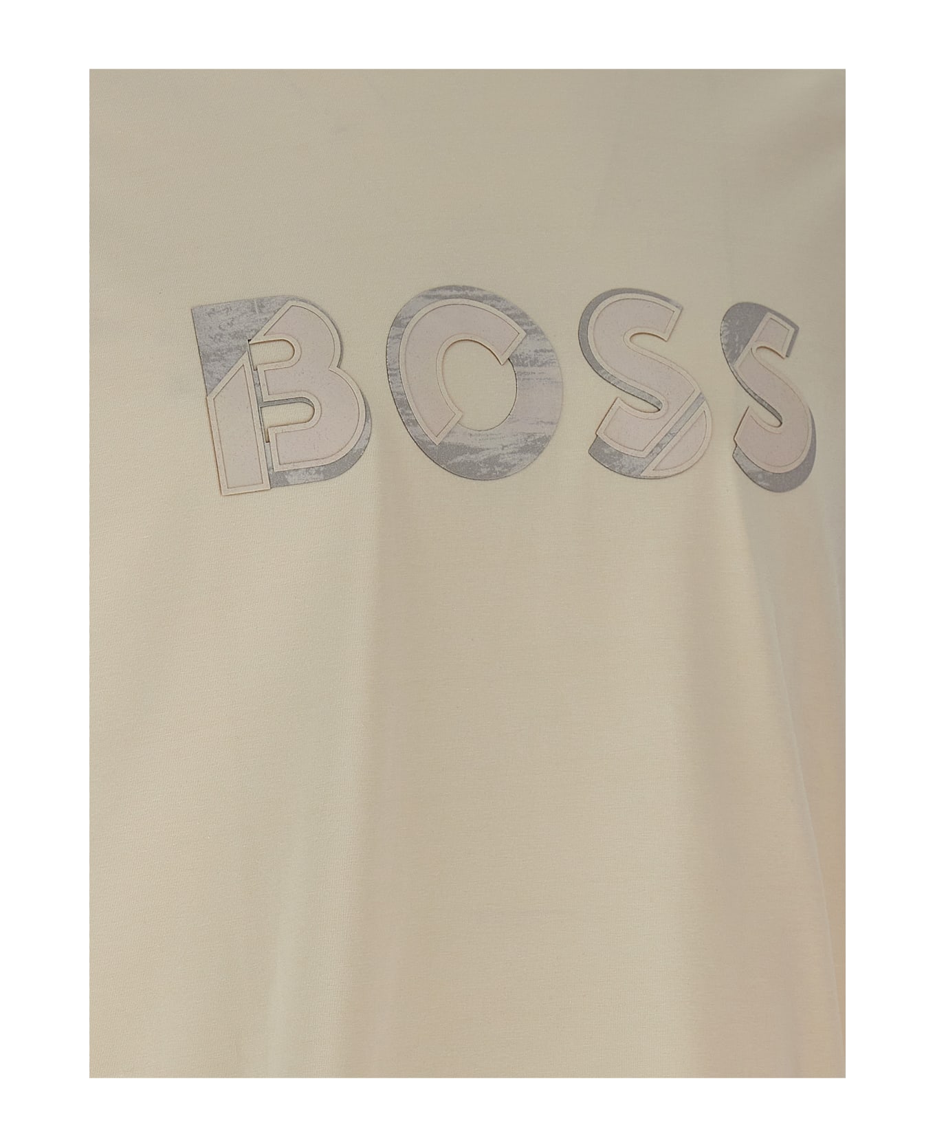 Hugo Boss 'tee Jagged 1' T-shirt - Beige