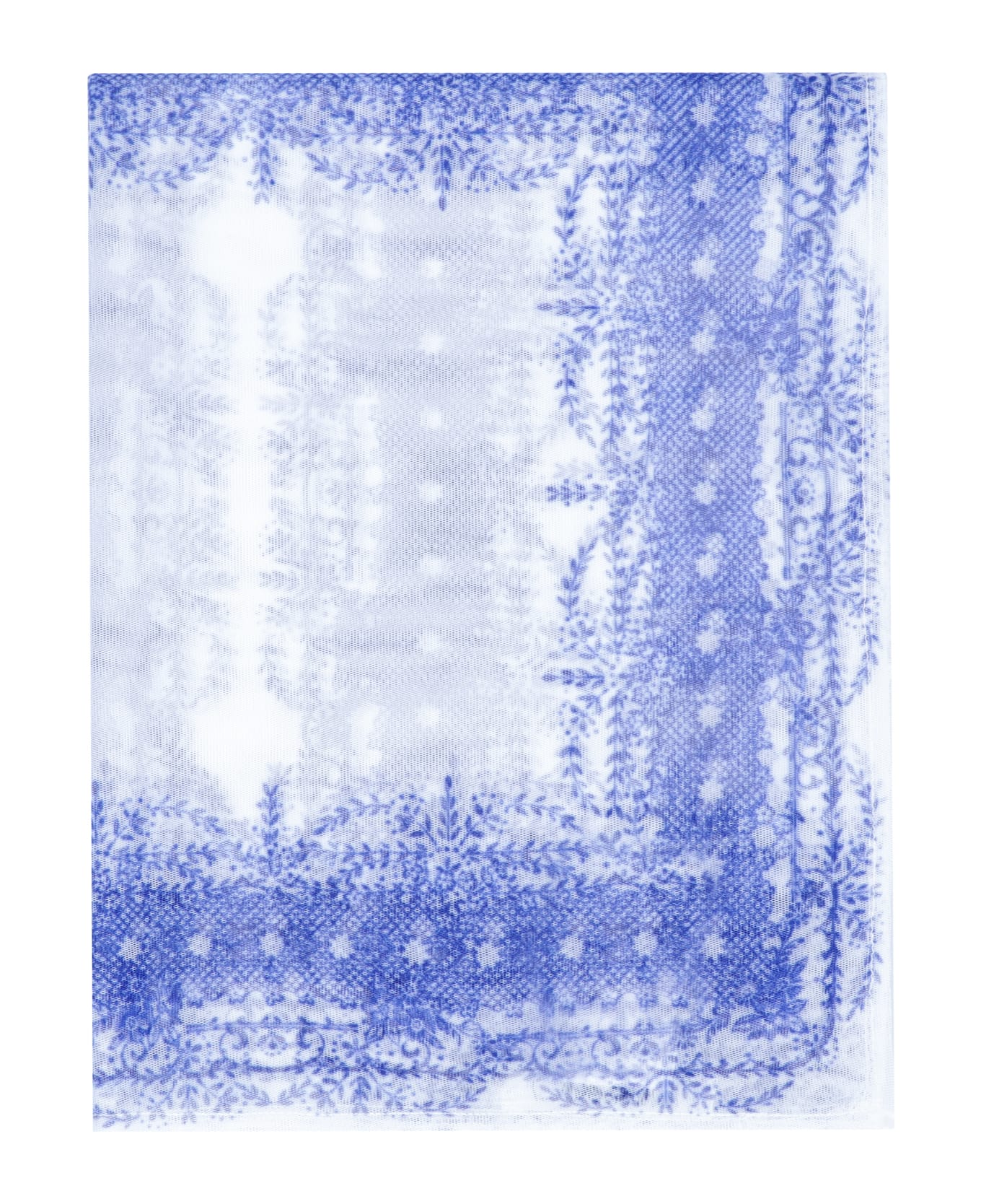 Philosophy di Lorenzo Serafini Floral Printed Scarf - Blue