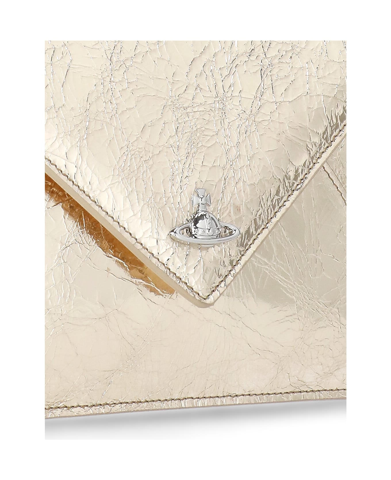 Vivienne Westwood Envelope Clutch Bag - Golden