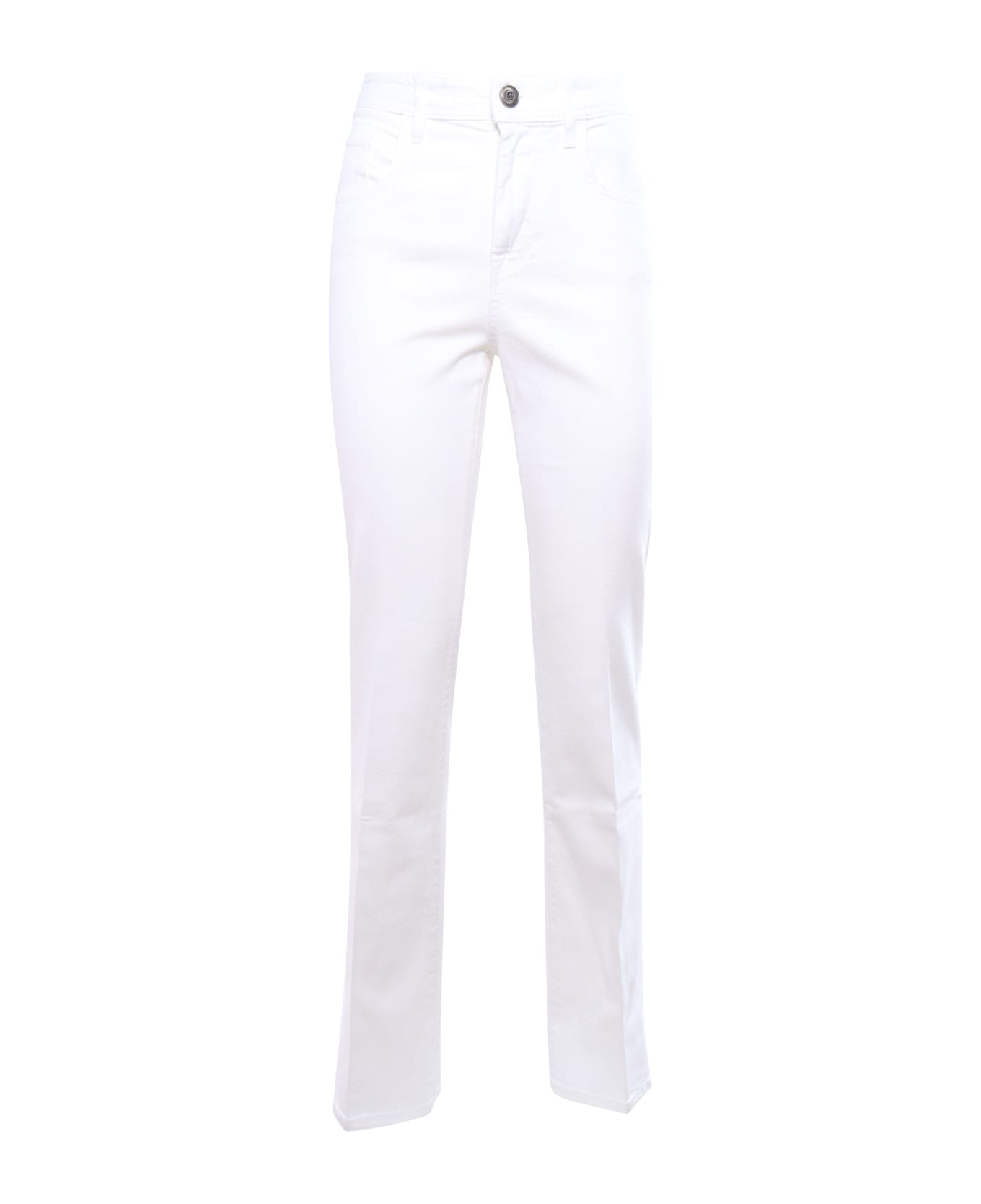 Jacob Cohen 5 Pockets Pants - WHITE