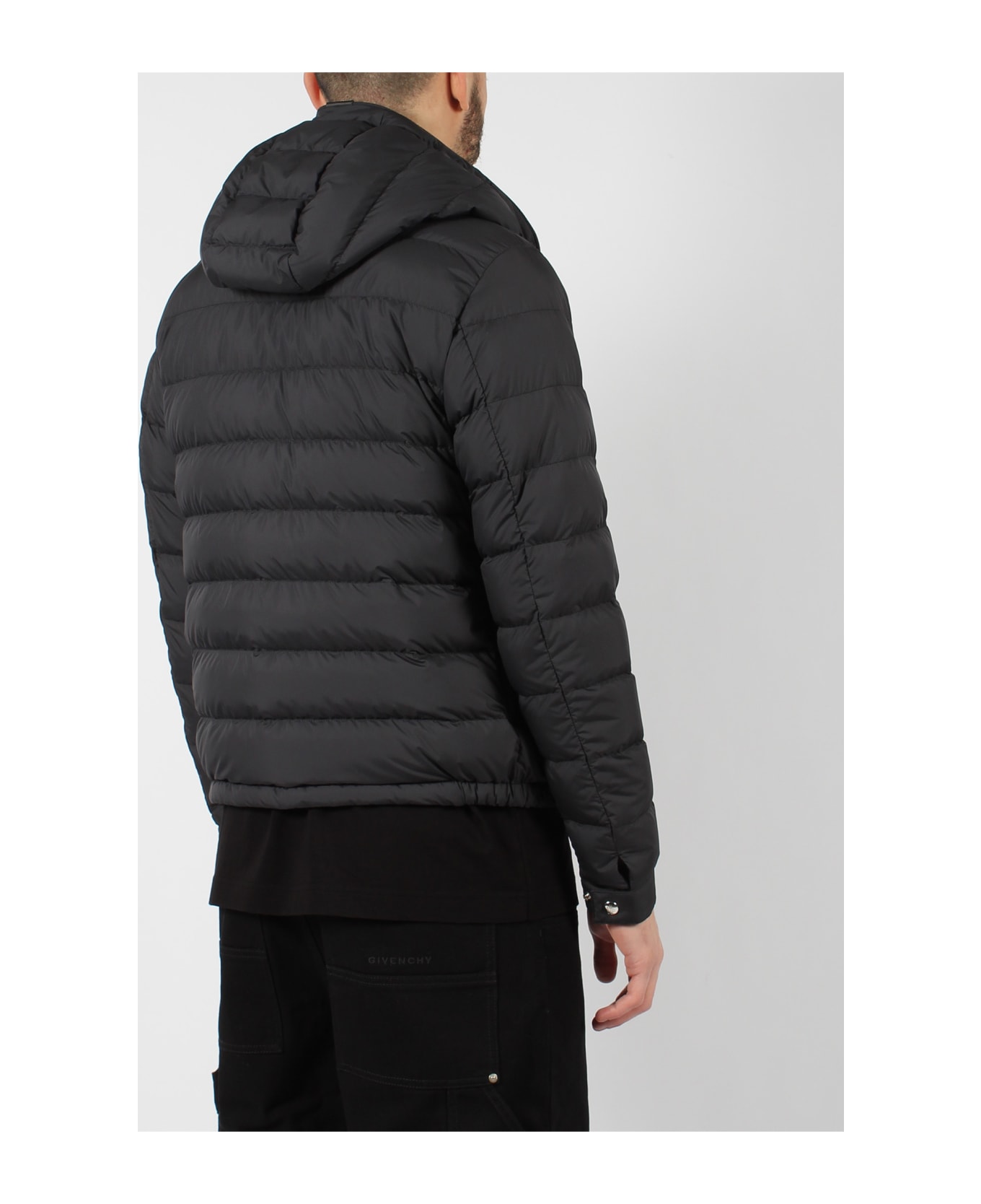 Moncler Padded Zipped Jacket - Black ダウンジャケット