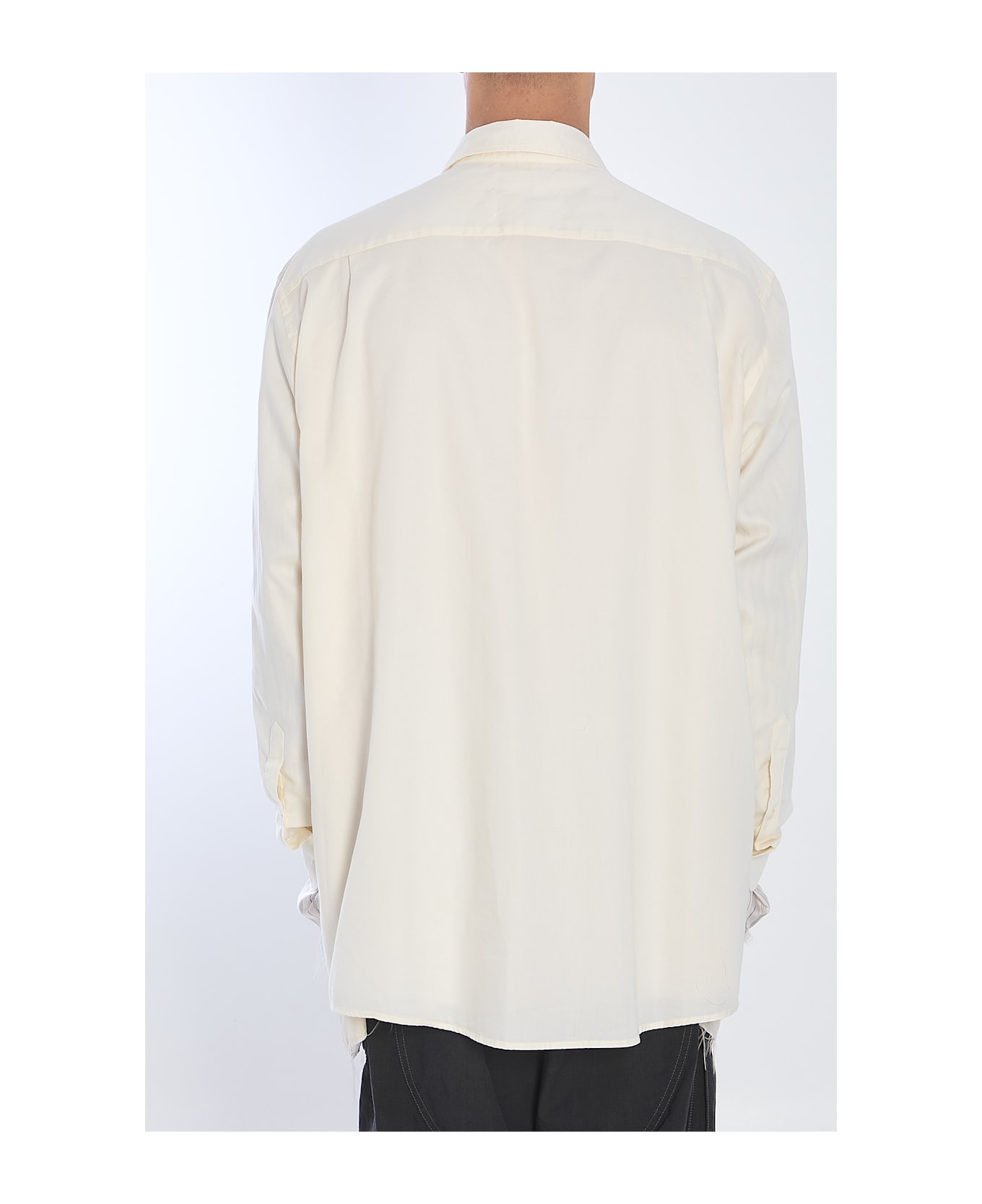 Maison Margiela Ivory Mohair Blend Jacket - WHITE