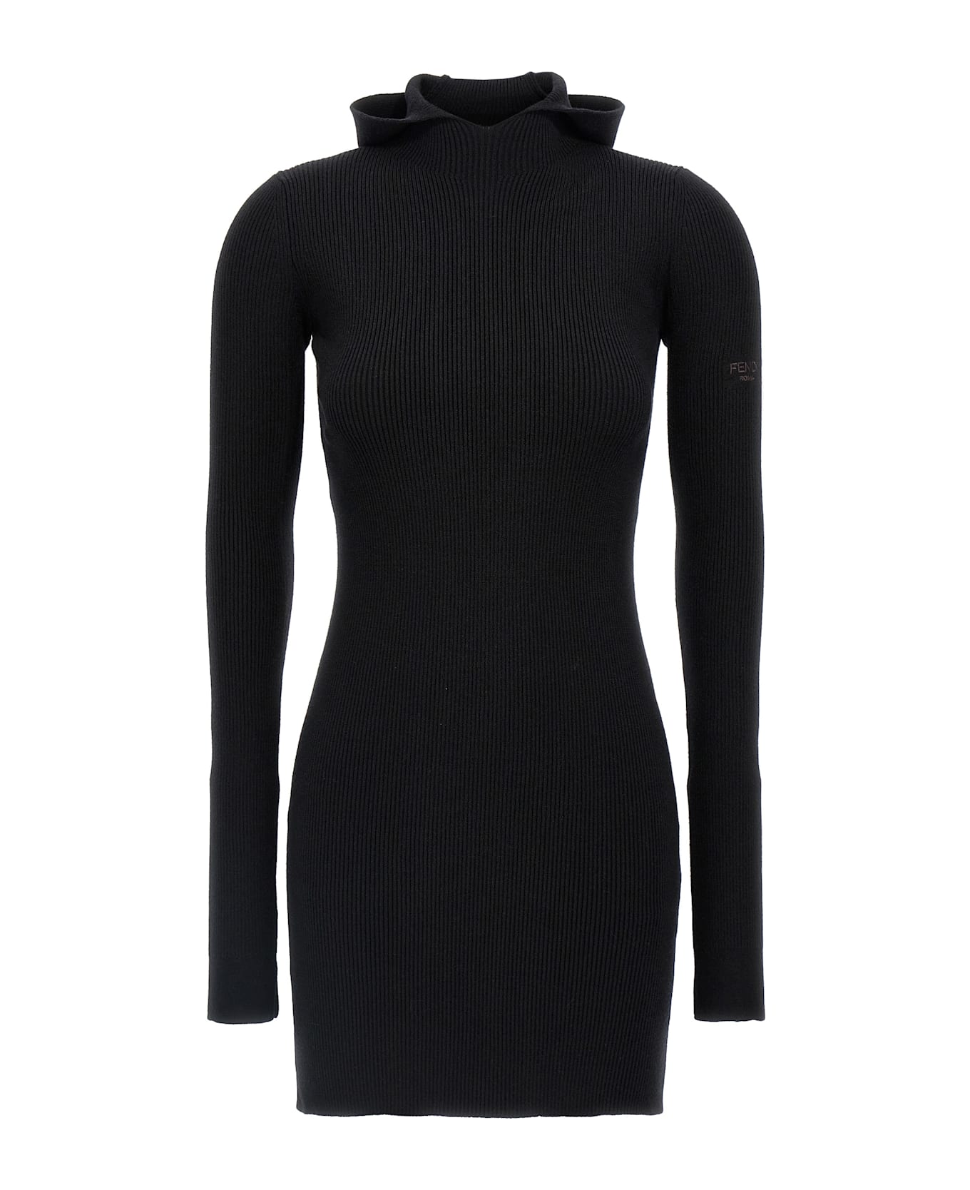 Fendi Hooded Dress - Black  