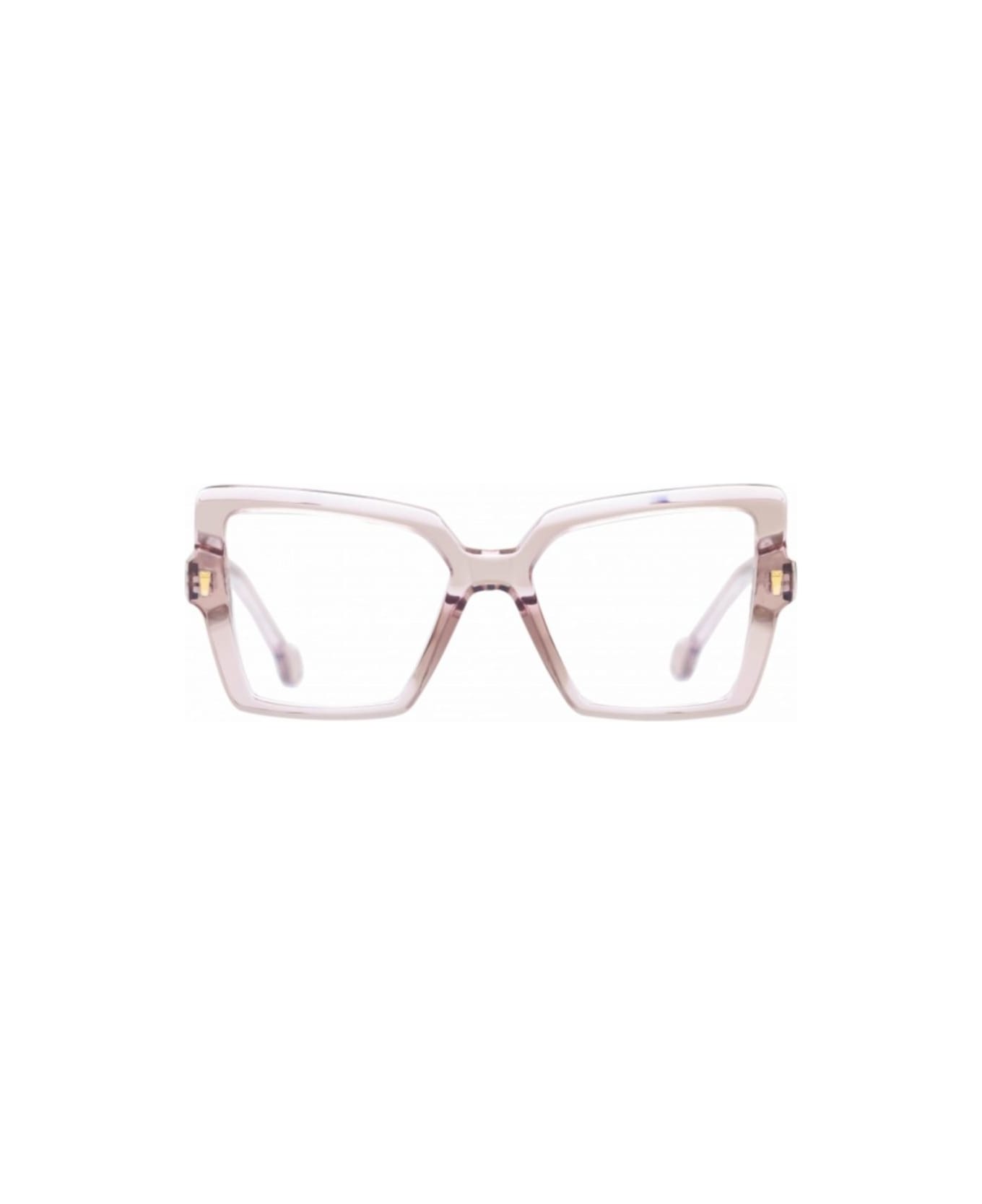 Kyme Gea Col 4 - Optical Glassestransp Peach - transp  peach