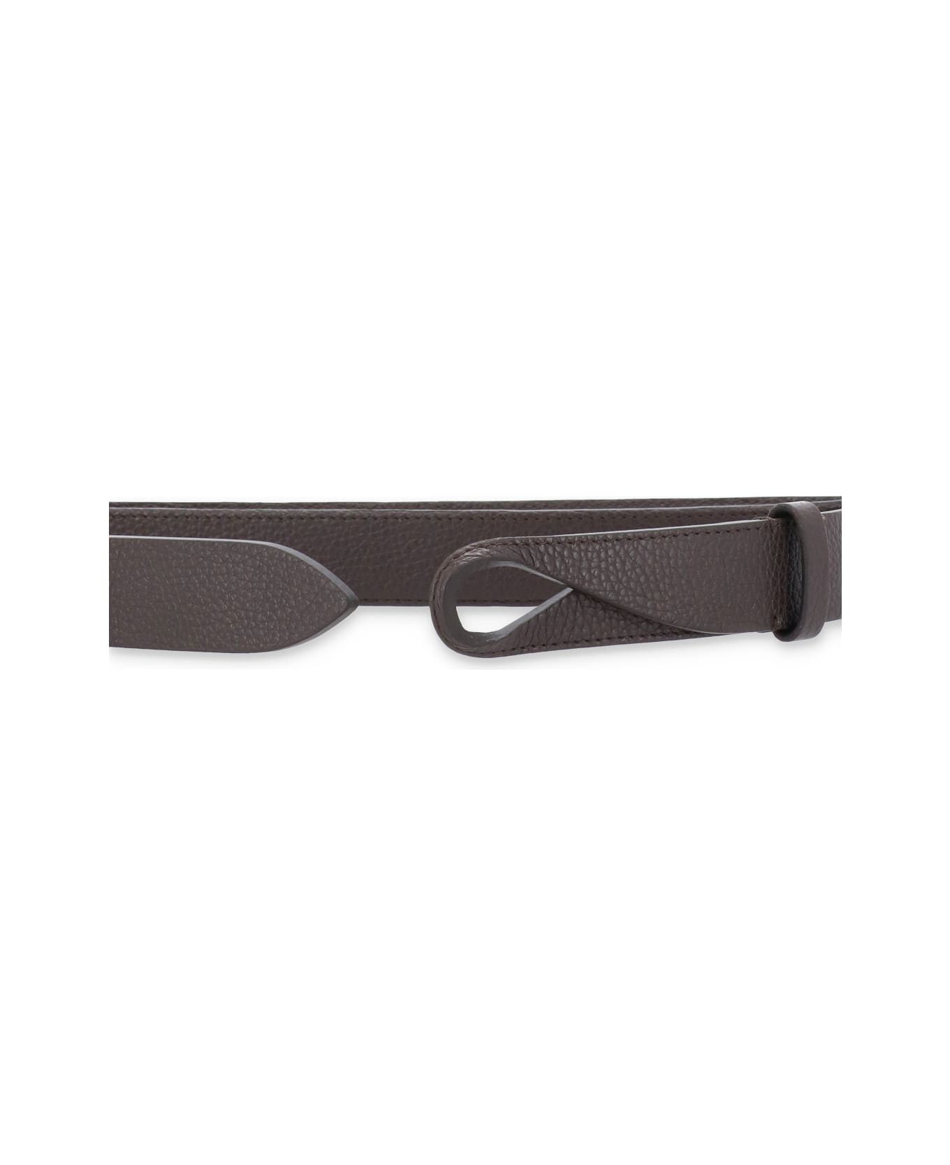 Orciani Nobuckle Micron Belt - Brown