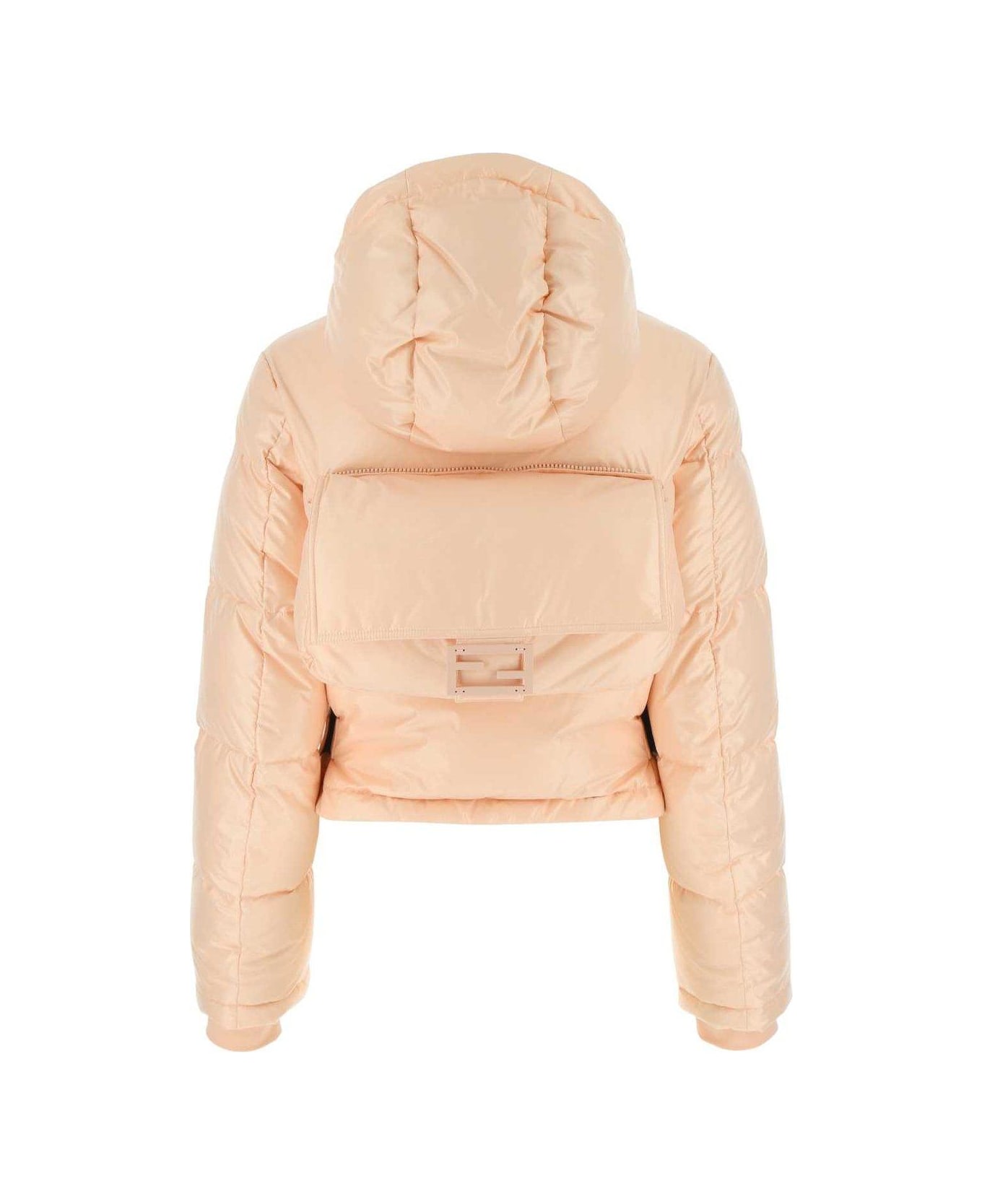 Fendi Cropped Zip-up Padded Jacket