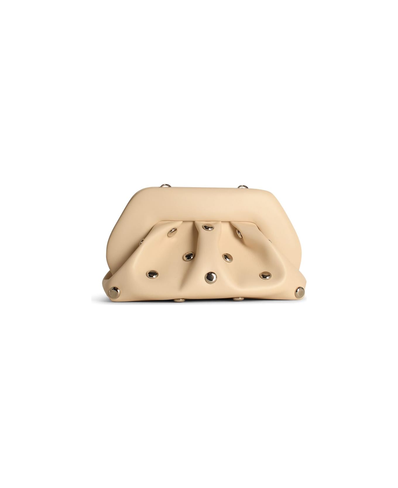 THEMOIRè 'tia' Cream Vegan Leather Bag - Cream