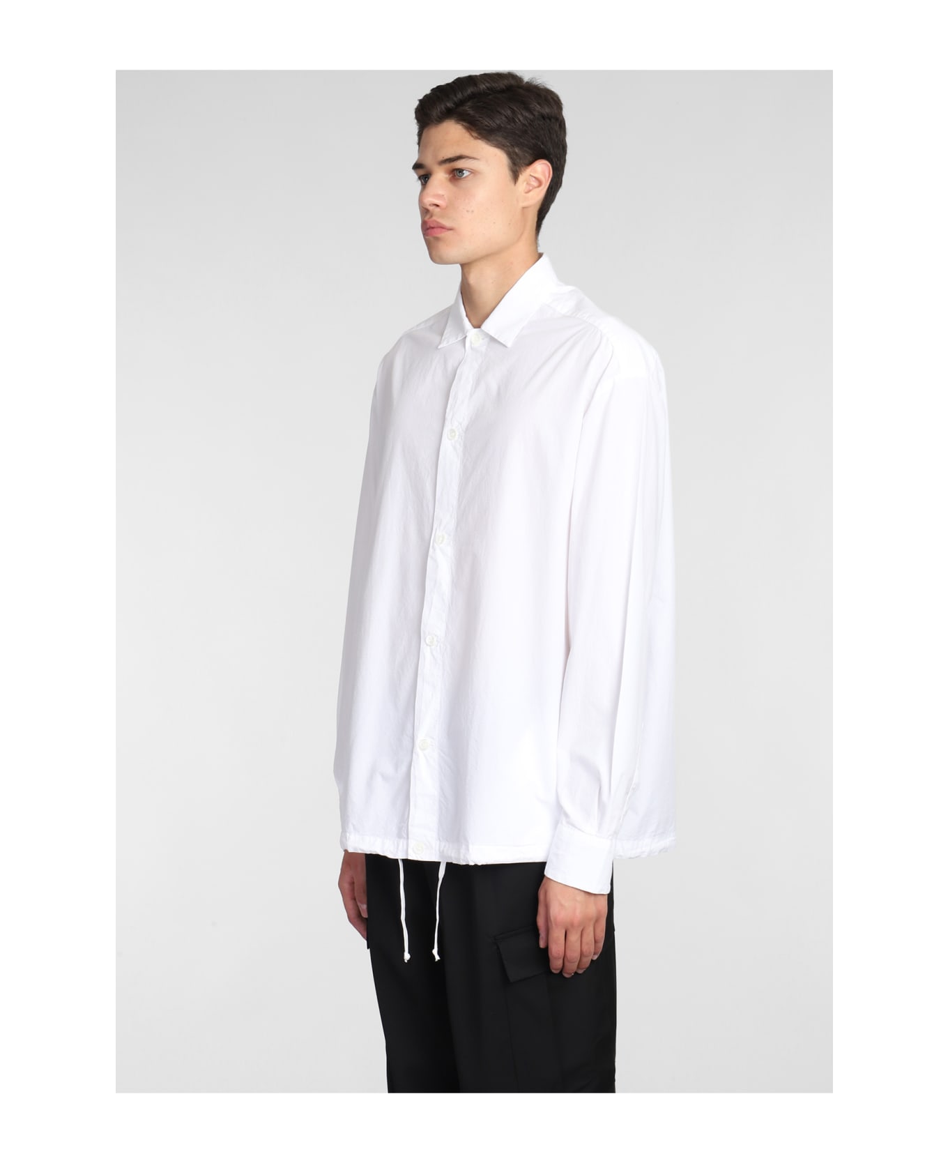 Barena Bao Shirt In White Cotton - Bianco シャツ
