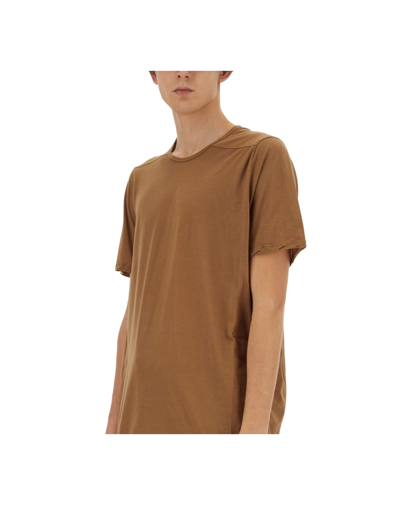 DRKSHDW Cotton T-shirt - BROWN